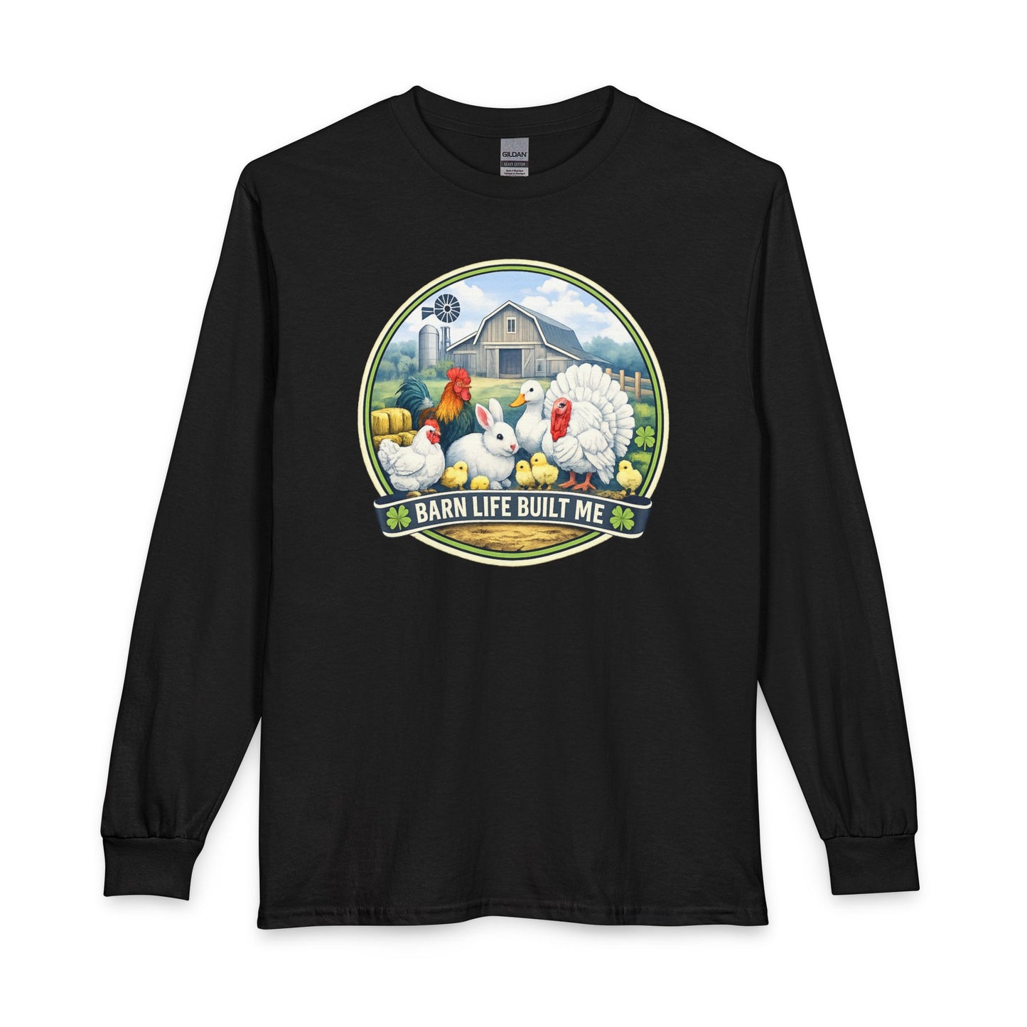 BARN LIFE BUILT ME - Small Animals - Long Sleeve T-Shirt