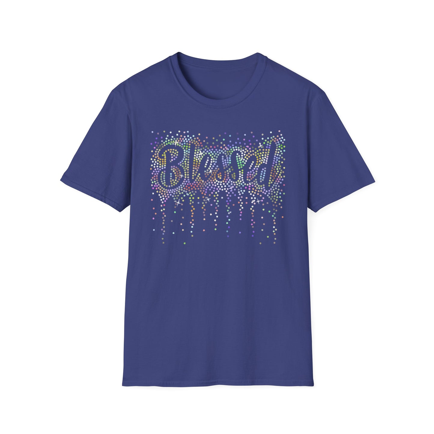 BLESSED - Holographic Rhinestones