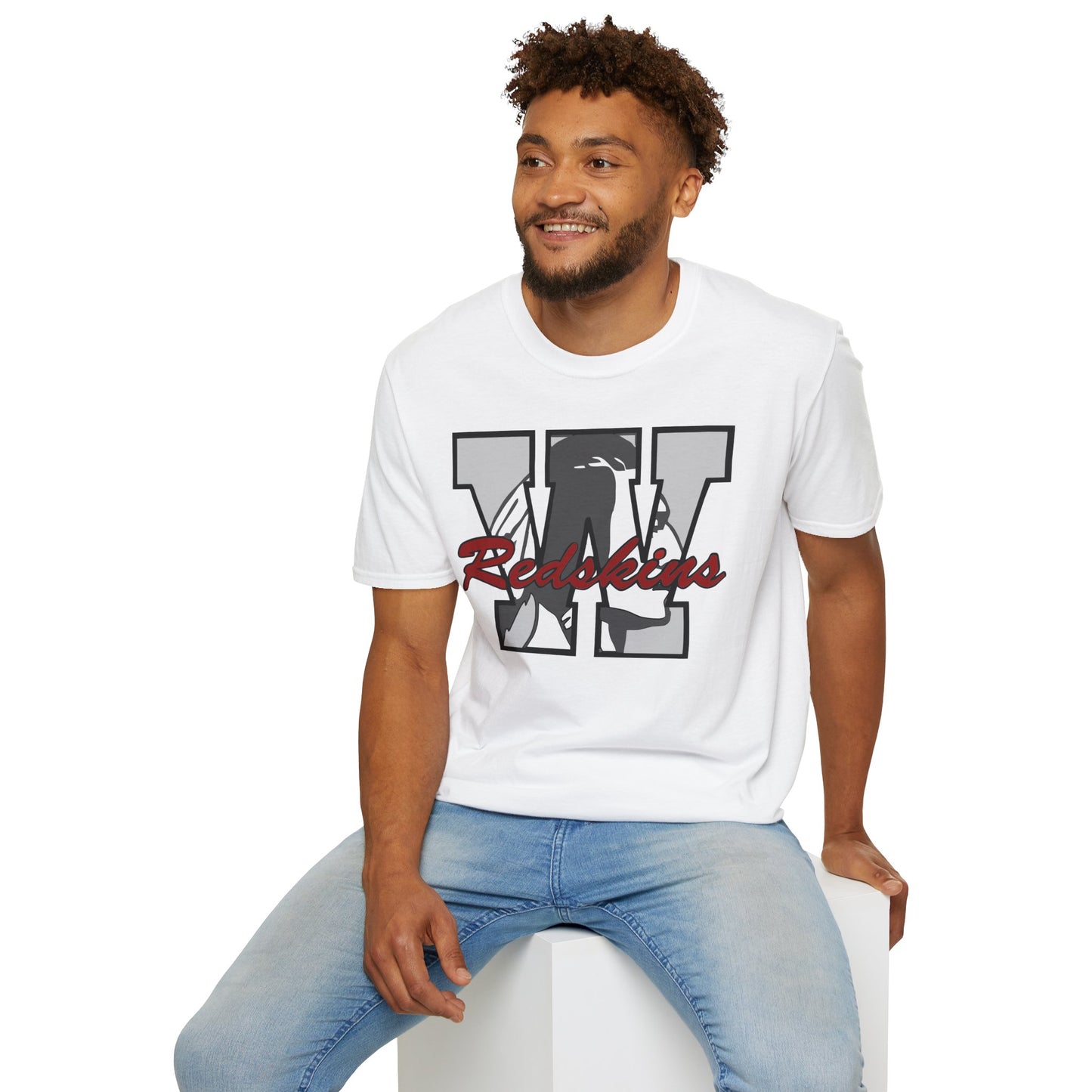 Woodsfield Redskins Letter T-Shirt