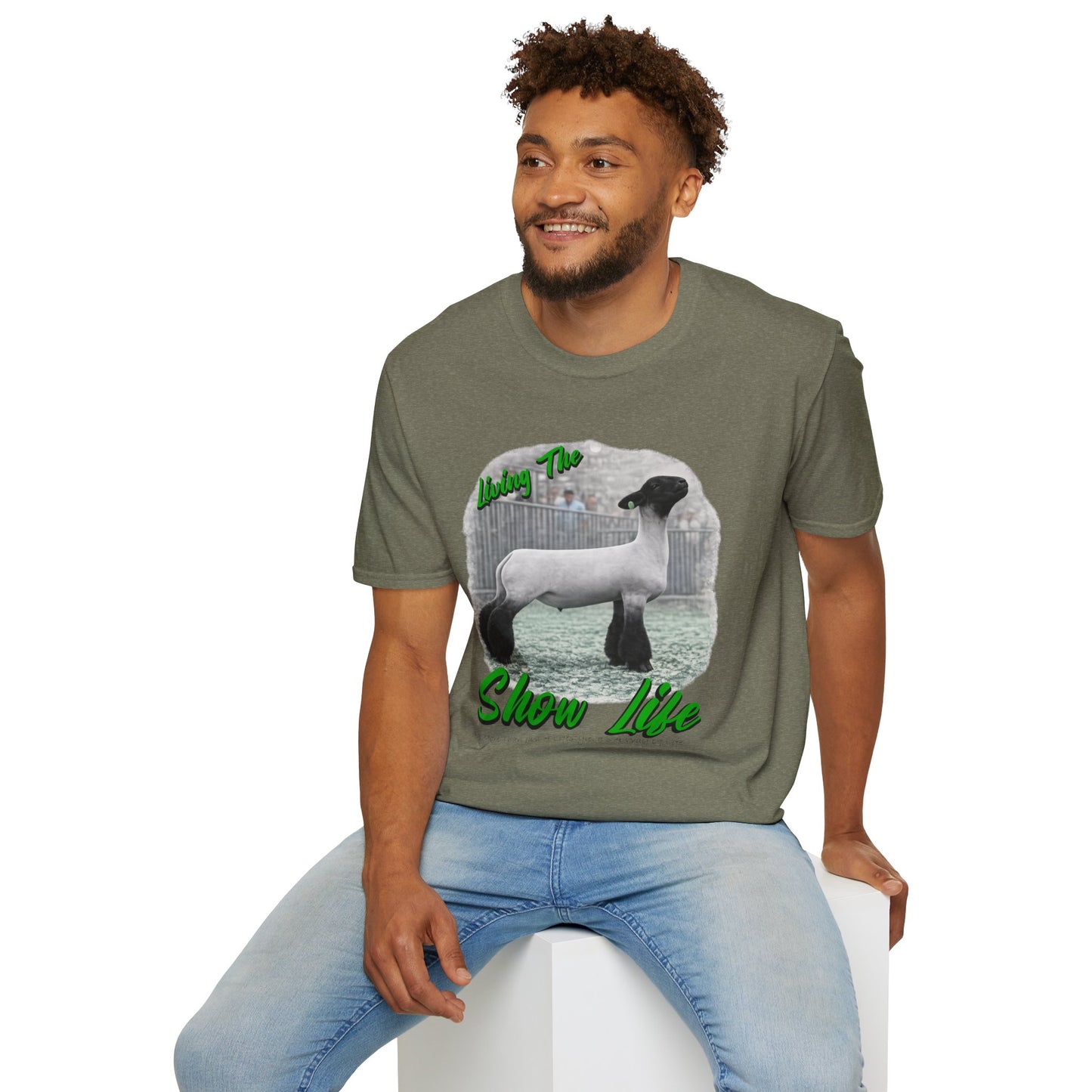 Living the Show Life - Sheep - Unisex T-Shirt