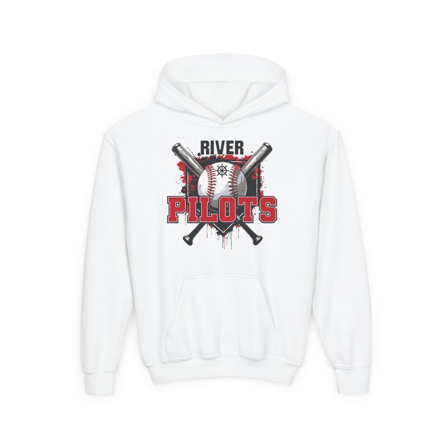 River Baseball 2 Youth Hoodie