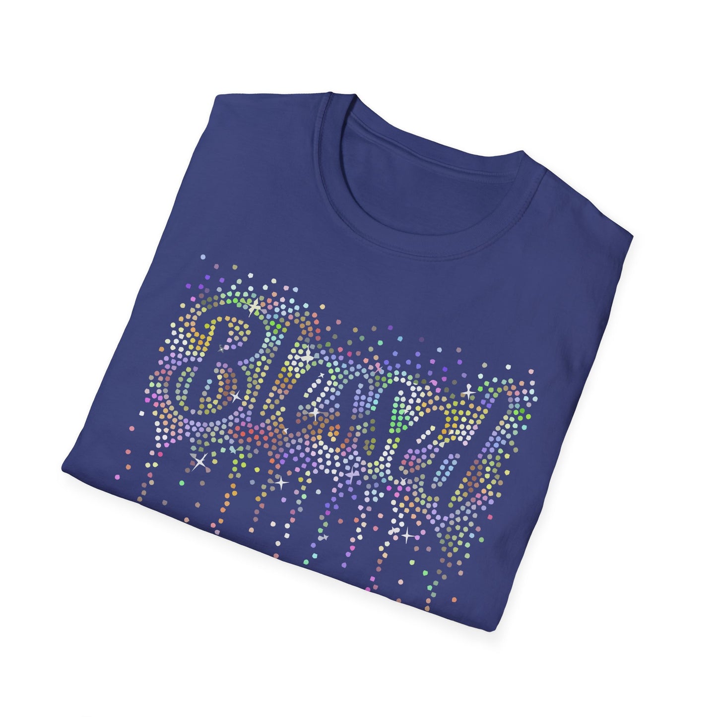 BLESSED - Holographic Rhinestones
