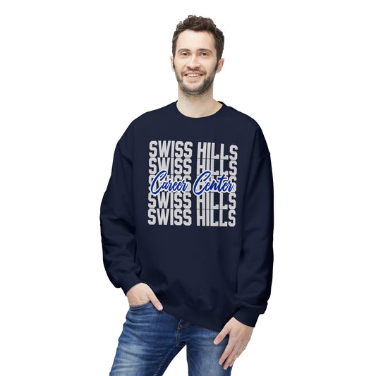 Swiss Hills Stacked Crewneck Sweatshirt