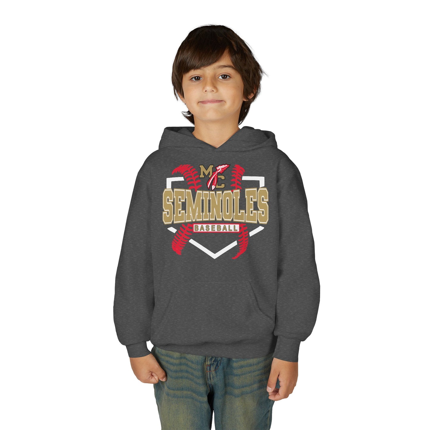 MC Seminoles Baseball 2 Youth Hoodie