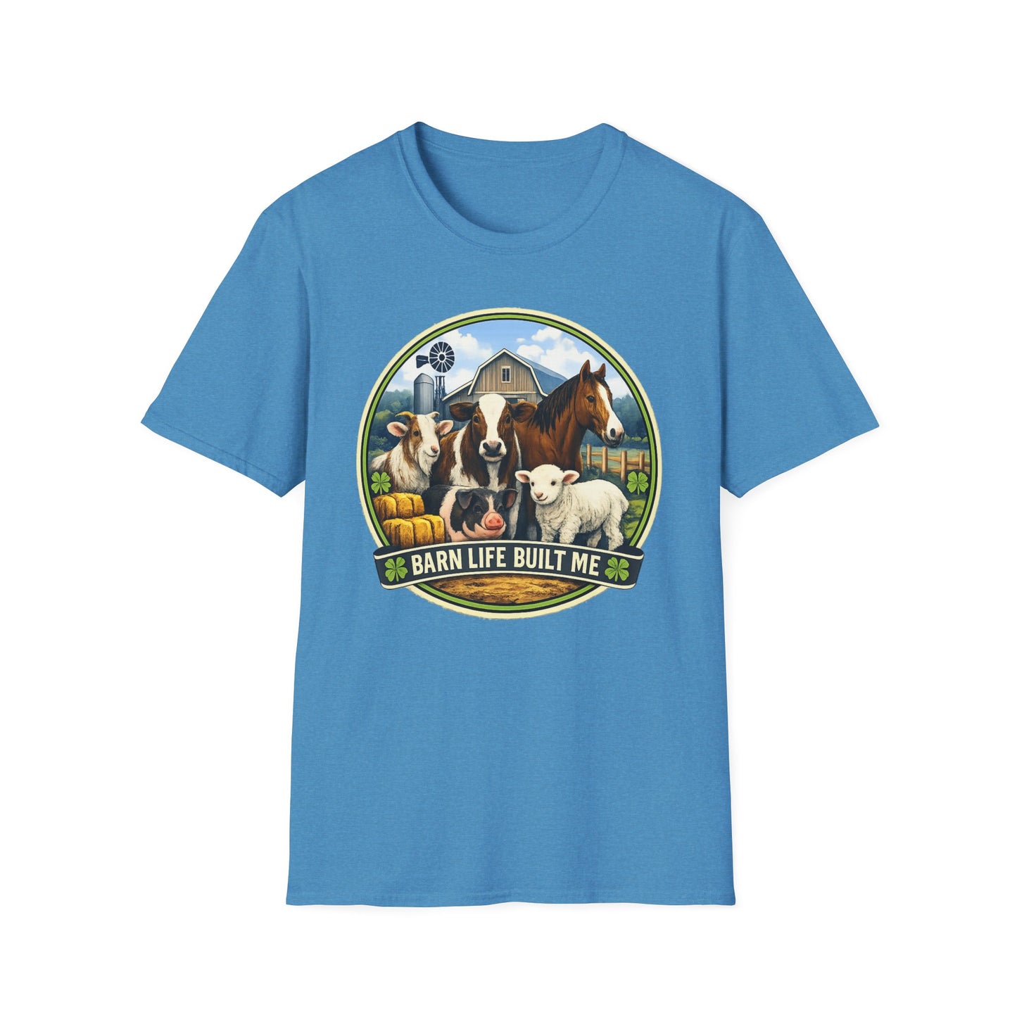 BARN LIFE BUILT ME - Large Animals - Unisex T-Shirt