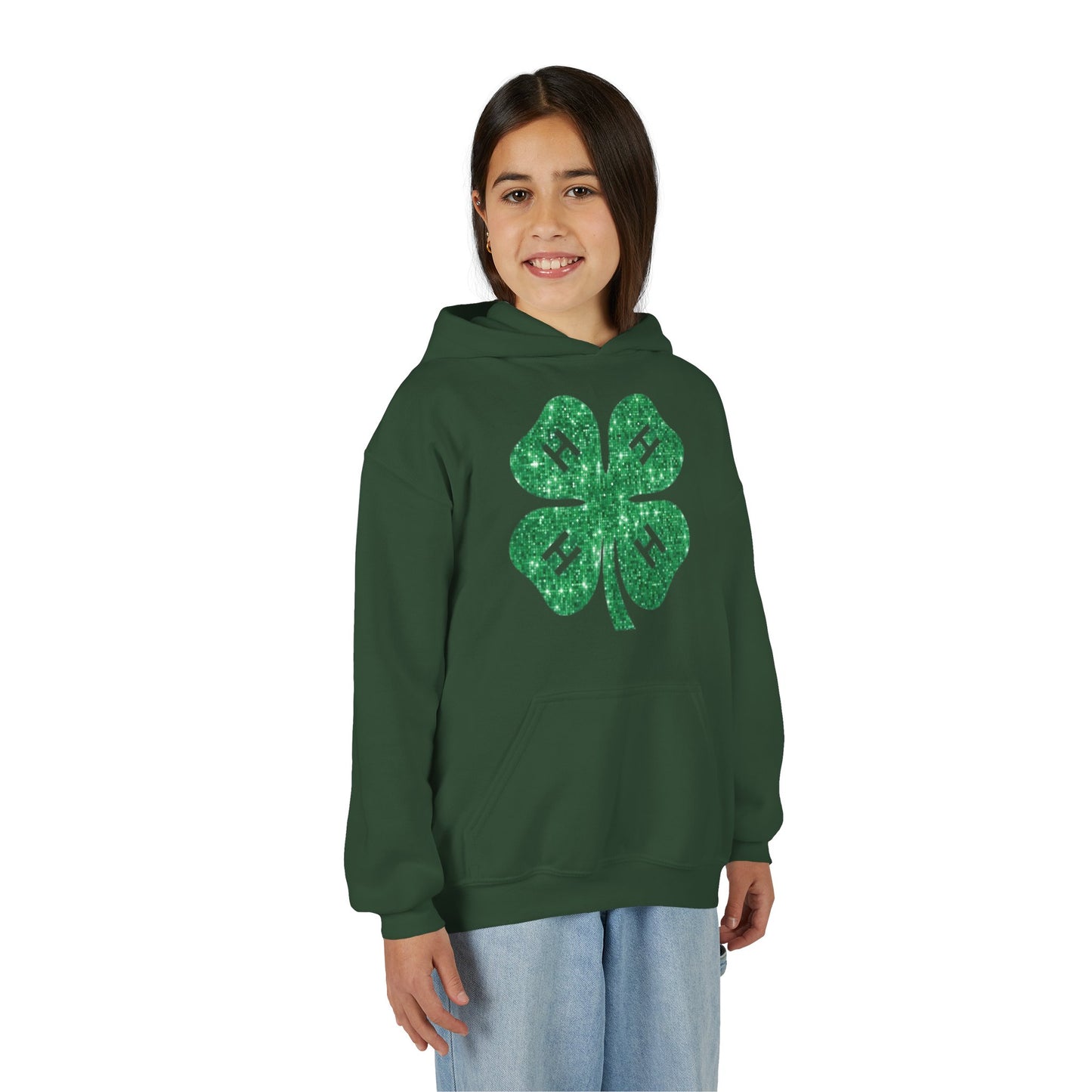 4-H GLITTER - Youth Hoodie