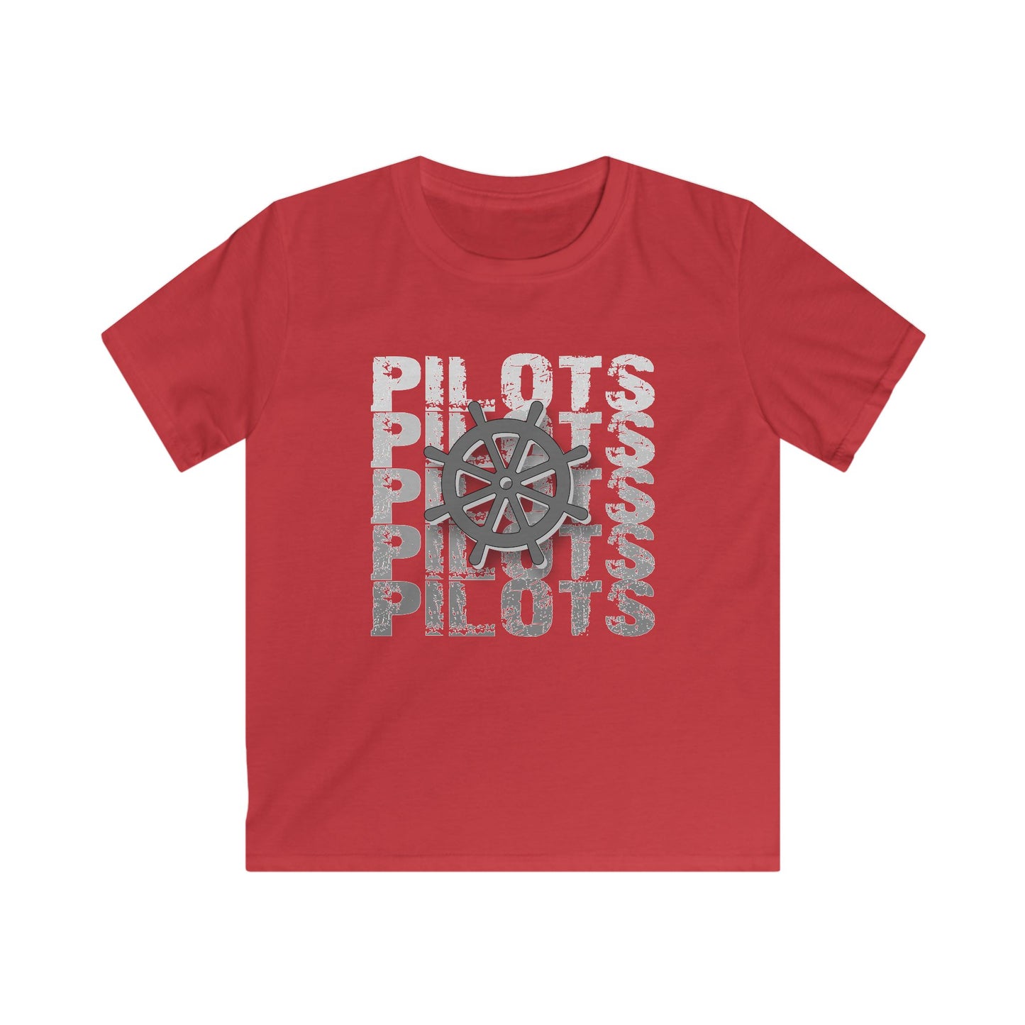 Pilots Stacked Wheel Youth T-Shirt