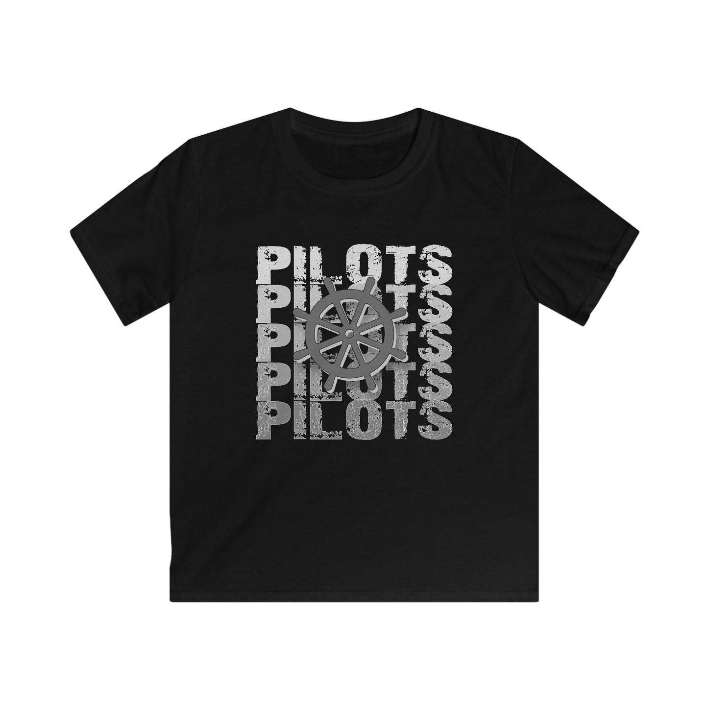 Pilots Stacked Wheel Youth T-Shirt