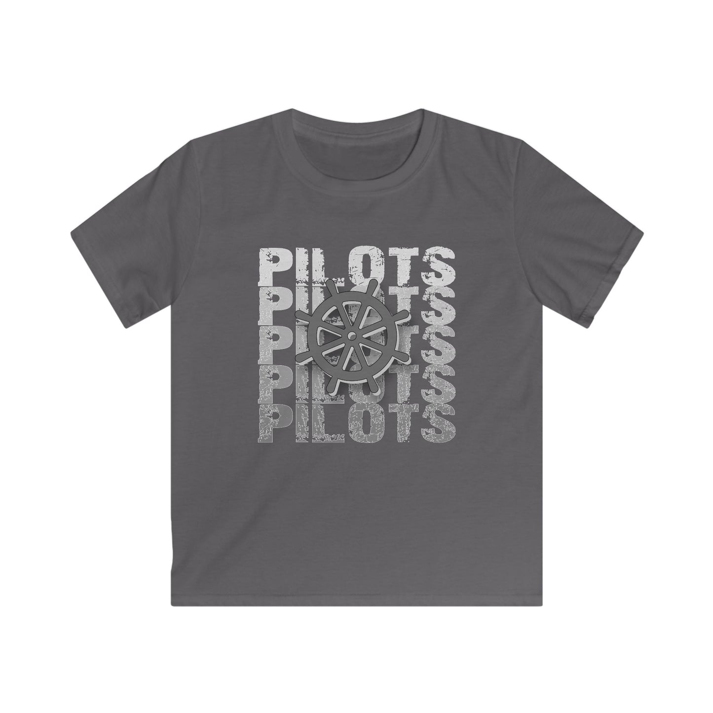 Pilots Stacked Wheel Youth T-Shirt