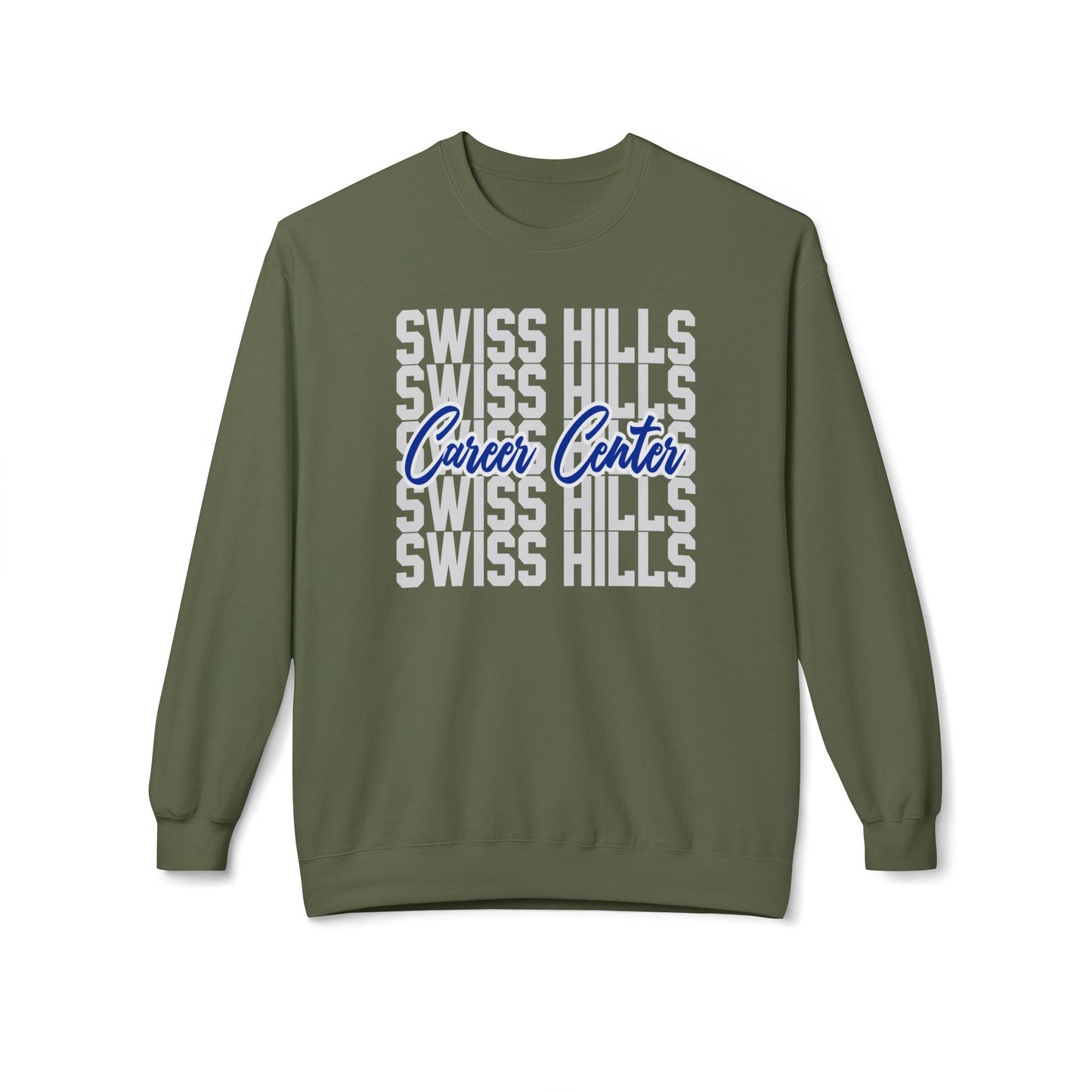 Swiss Hills Stacked Crewneck Sweatshirt