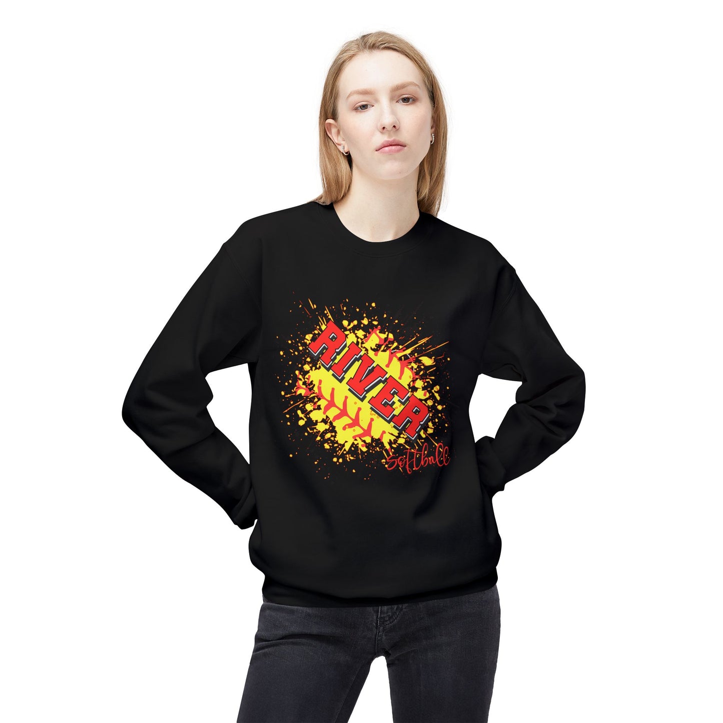 River Lady Pilots Softball 1 Sweatshirt