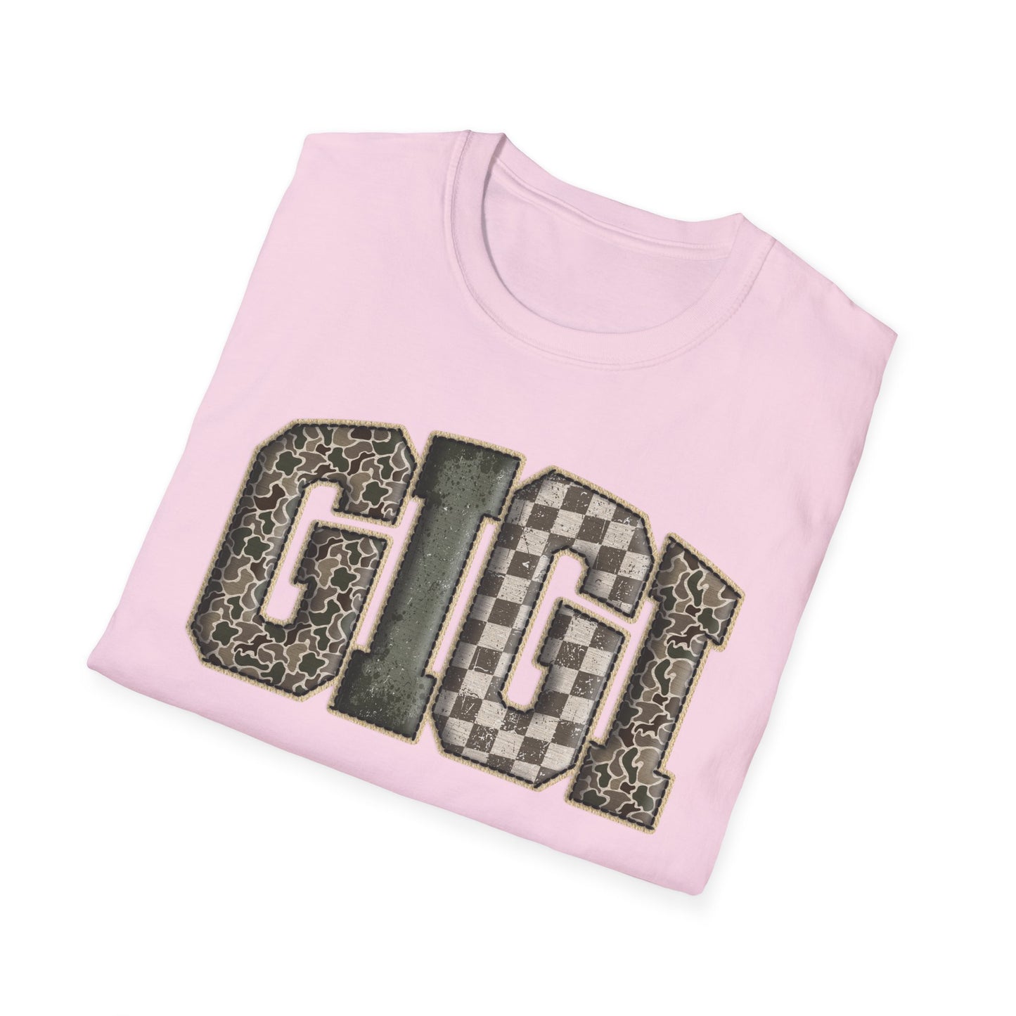 GIGI Camo Print T-Shirt