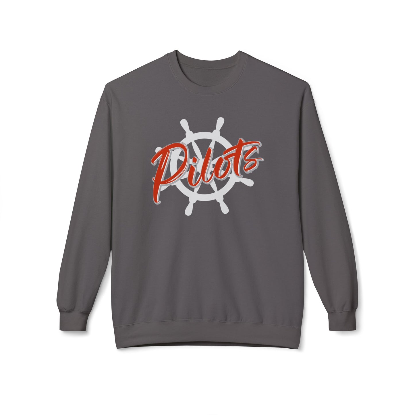 Pilots Nautical Wheel Crewneck Sweatshirt