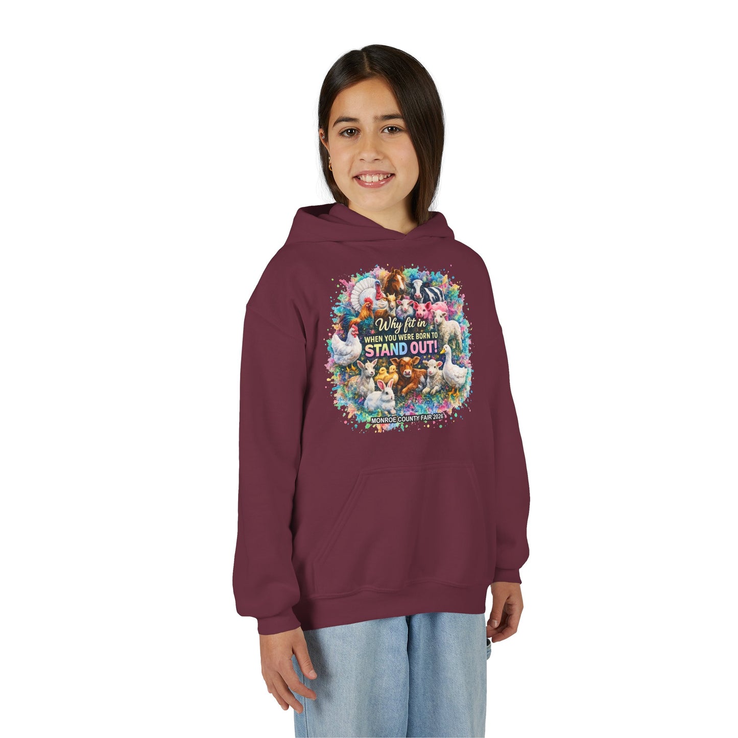 MONROE COUNTY FAIR 2026 - Youth Hoodie