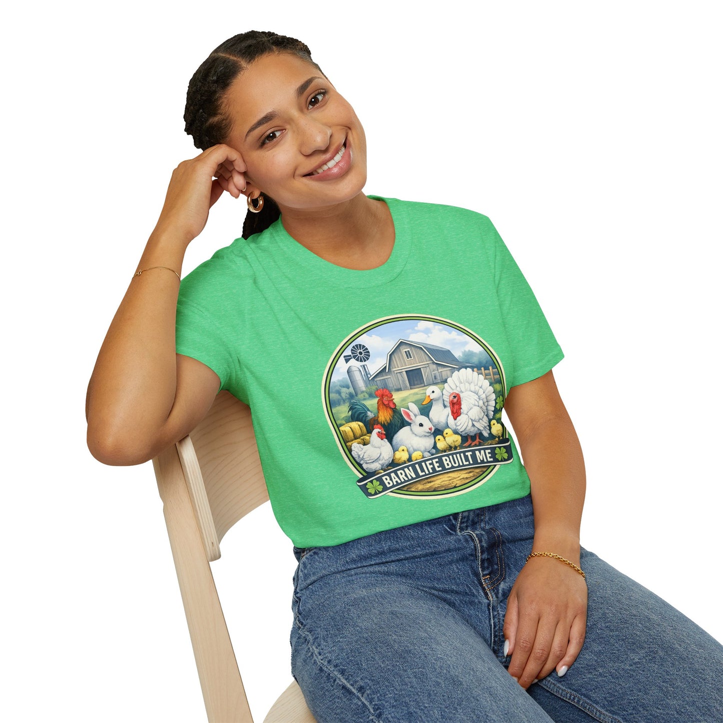 BARN LIFE BUILT ME - Small Animals - Unisex T-Shirt