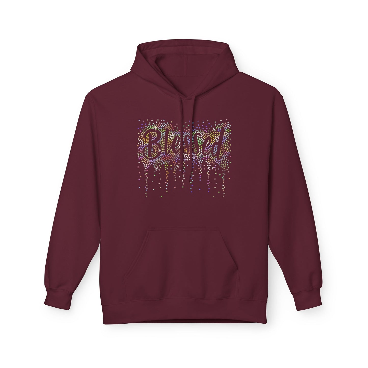 BLESSED - Holographic Rhinestones