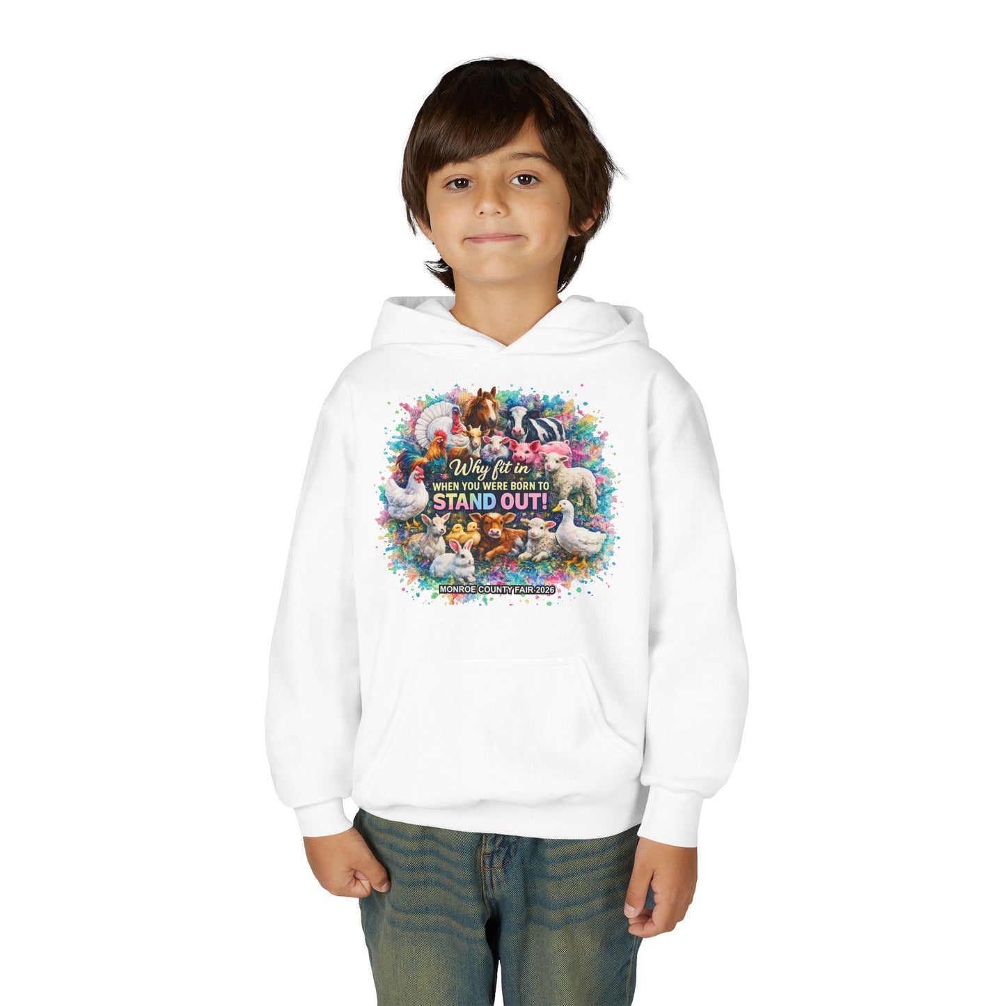 MONROE COUNTY FAIR 2026 - Youth Hoodie