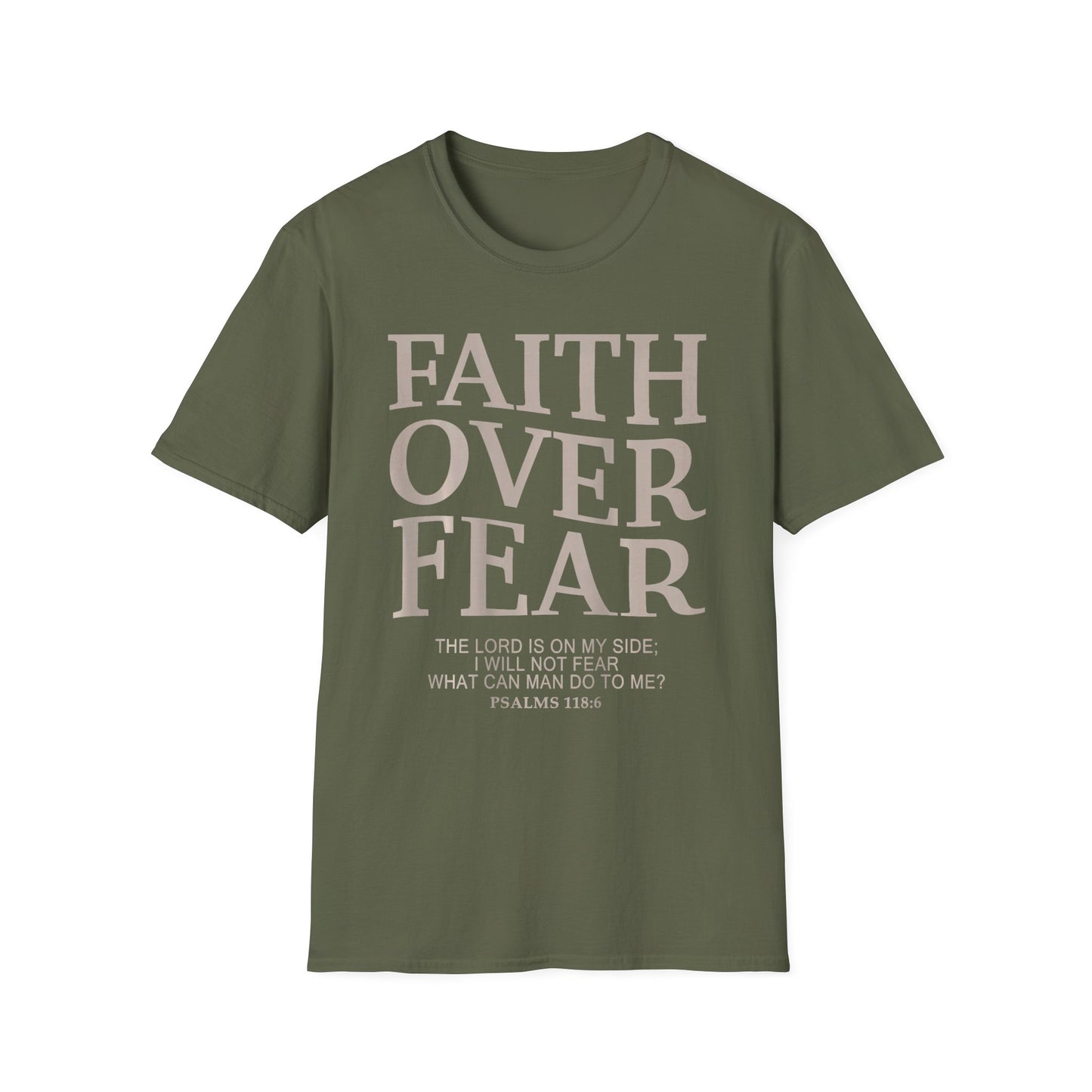 Faith Over Fear American Flag 6 T-Shirt