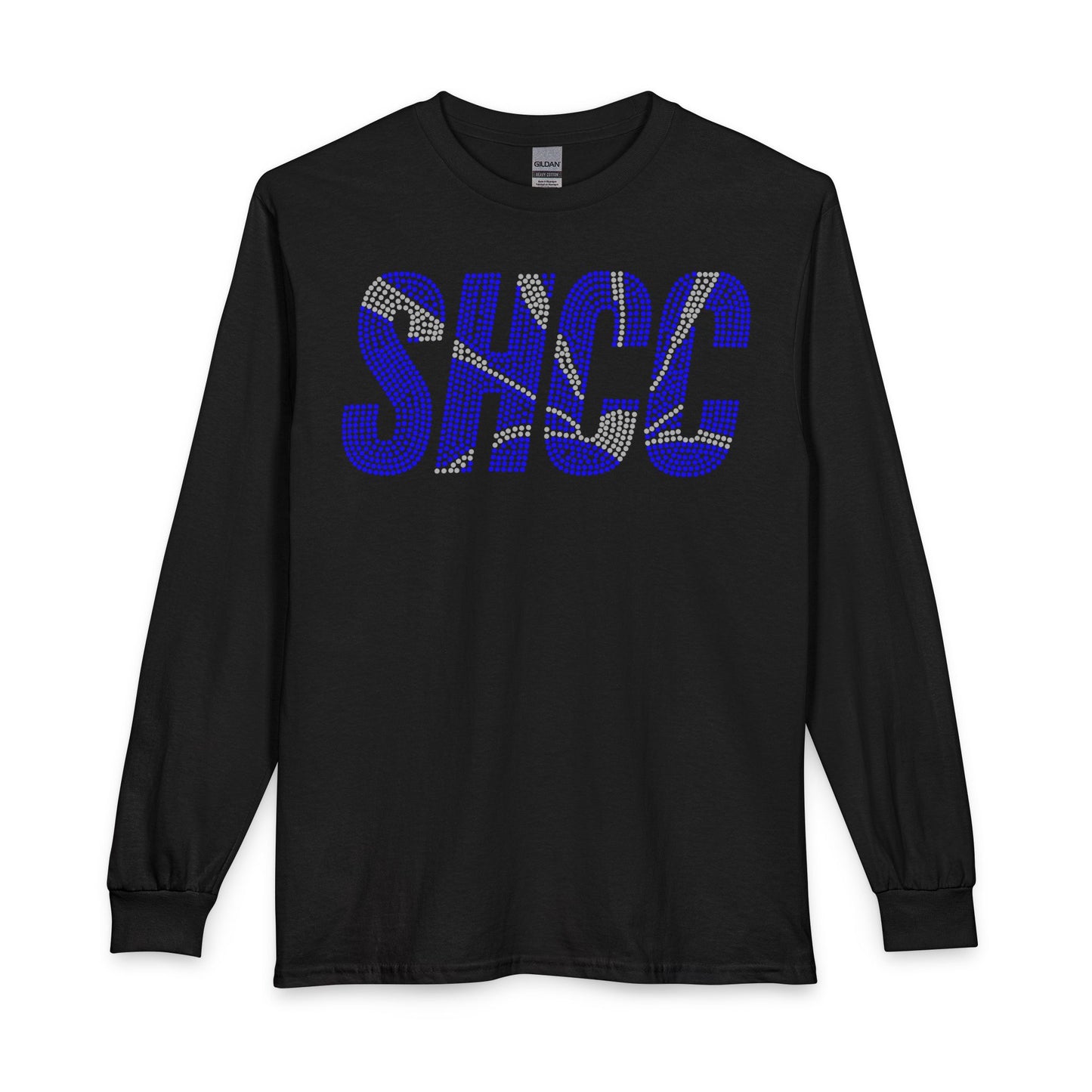 SHCC Logo - RHINESTONE- Long Sleeve T-Shirt