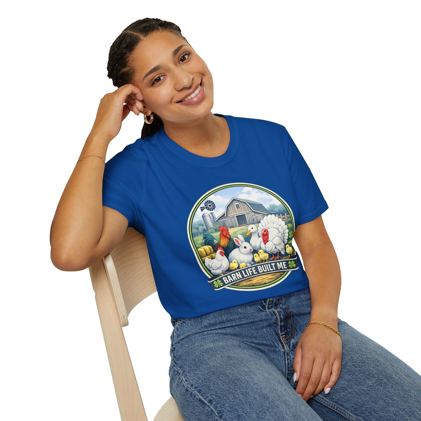 BARN LIFE BUILT ME - Small Animals - Unisex T-Shirt