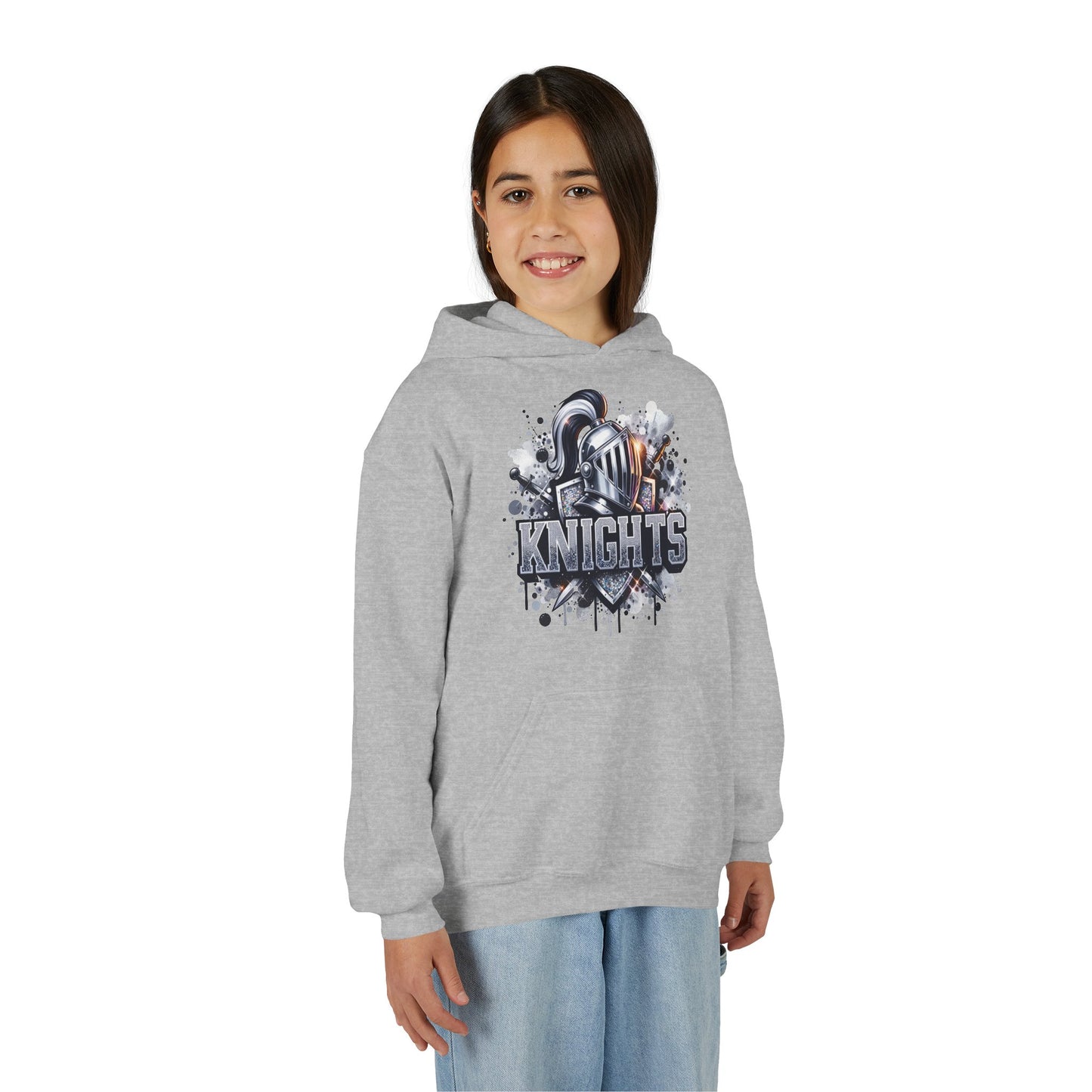 Knights Graphic Youth Hoodie – Bling