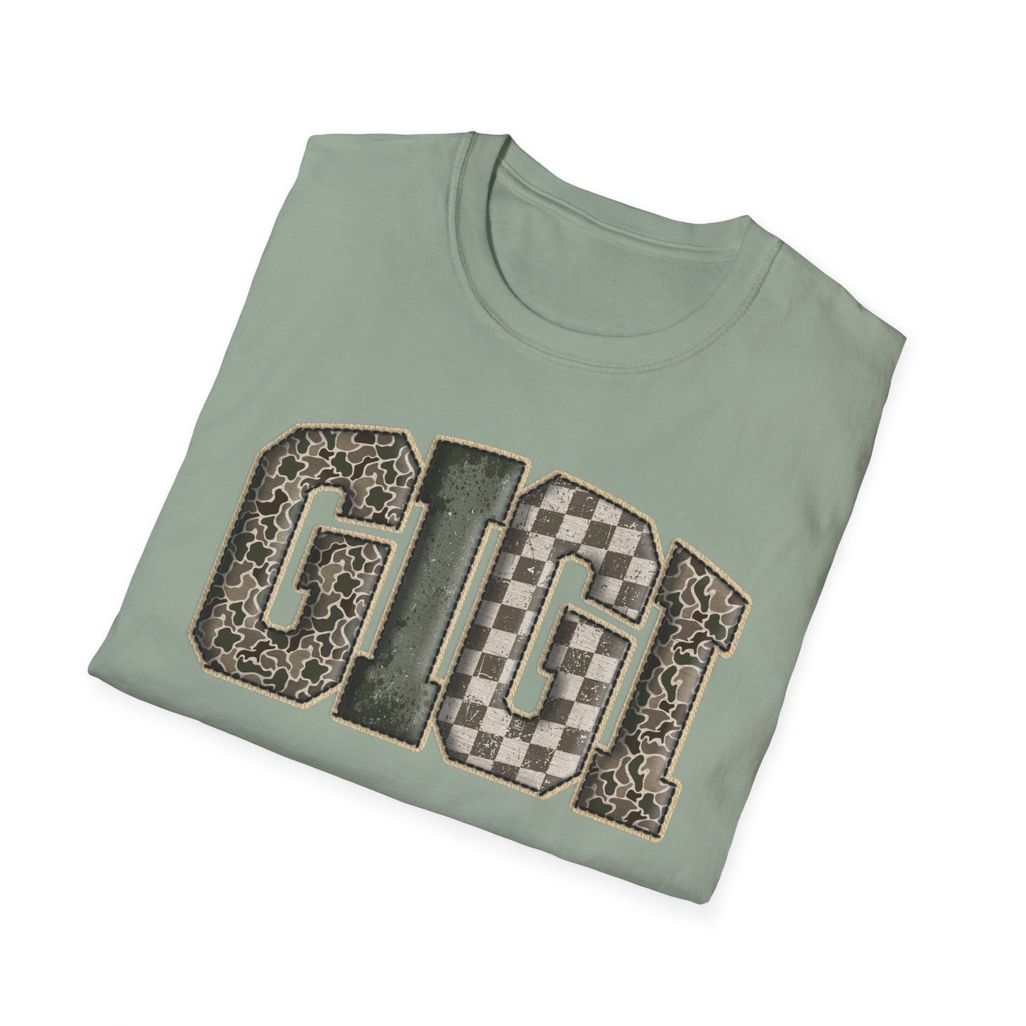 GIGI Camo Print T-Shirt