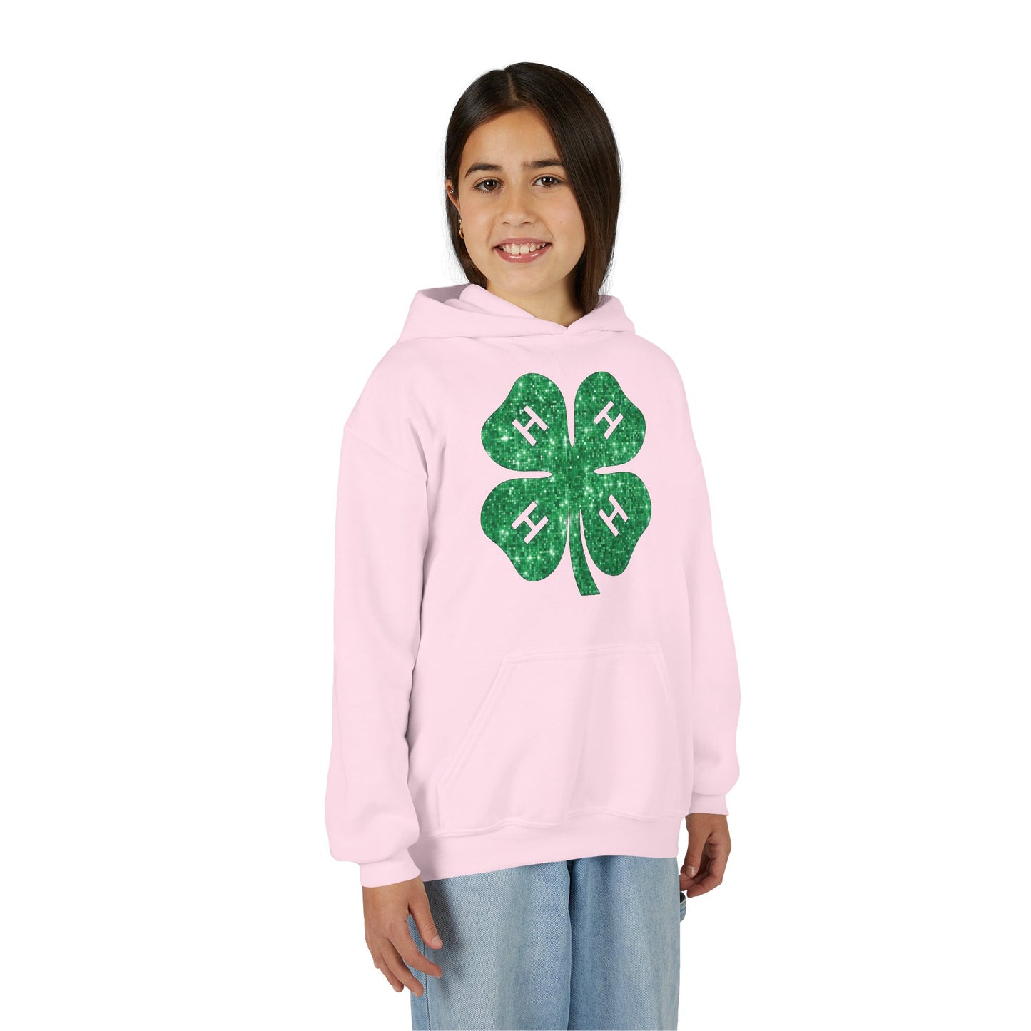 4-H GLITTER - Youth Hoodie