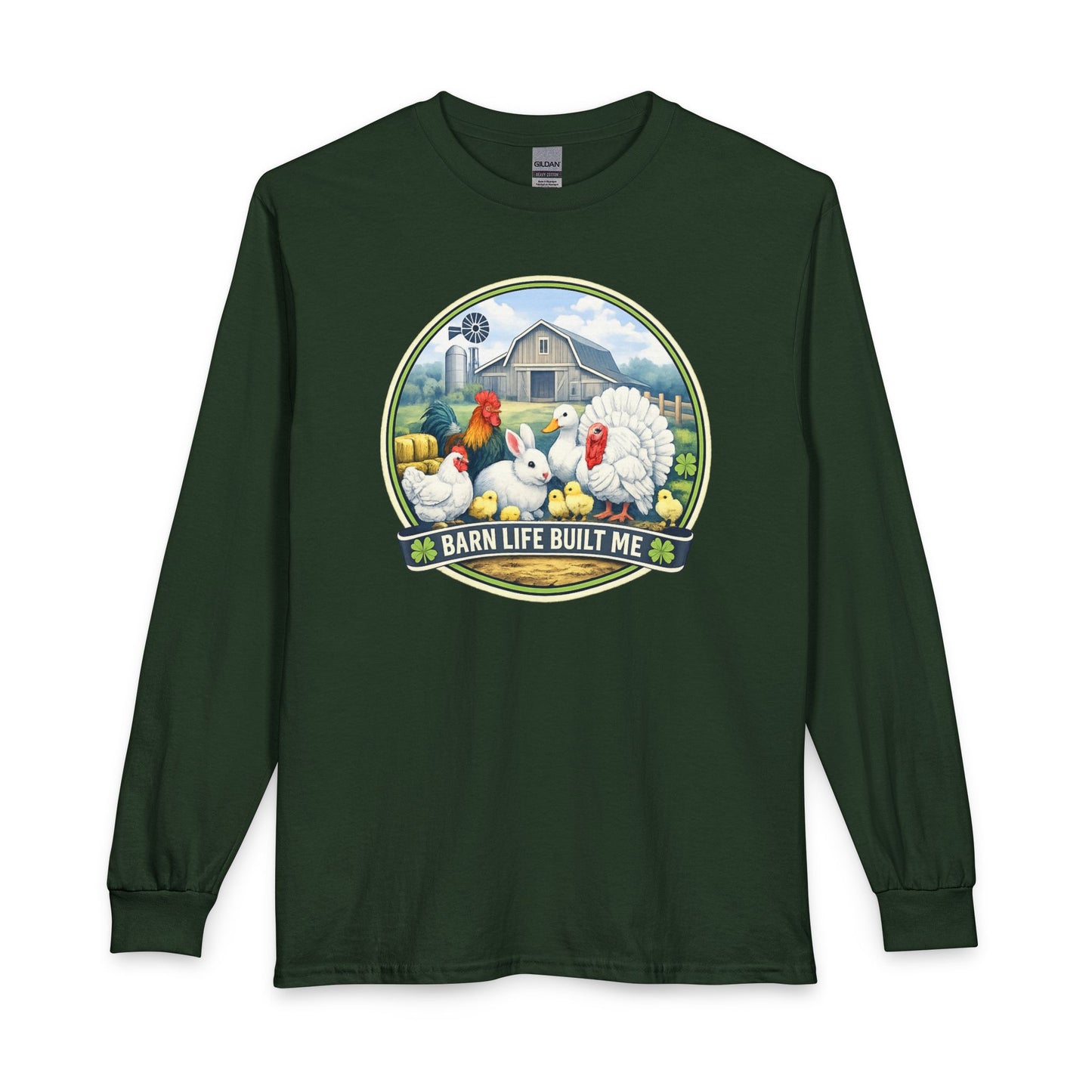 BARN LIFE BUILT ME - Small Animals - Long Sleeve T-Shirt