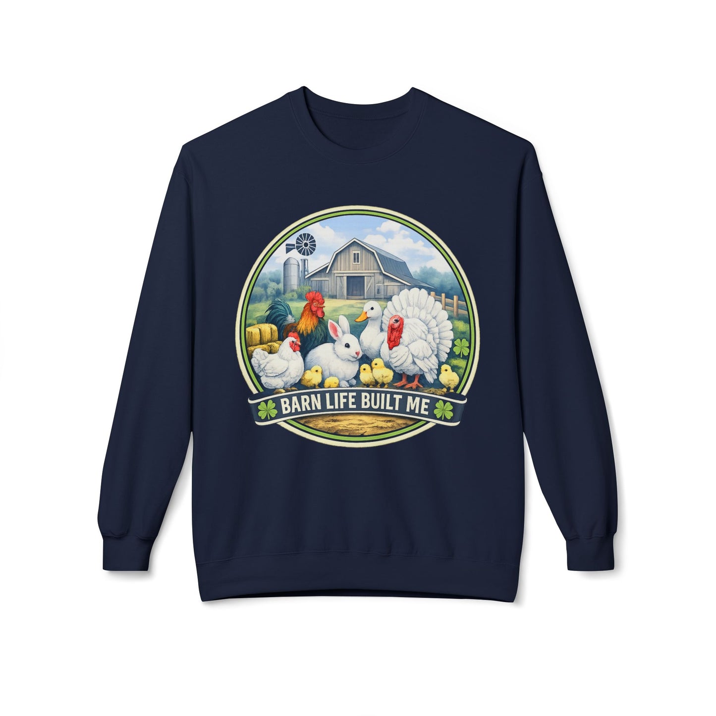 BARN LIFE BUILT ME - Small Animals - Crewneck Sweatshirt