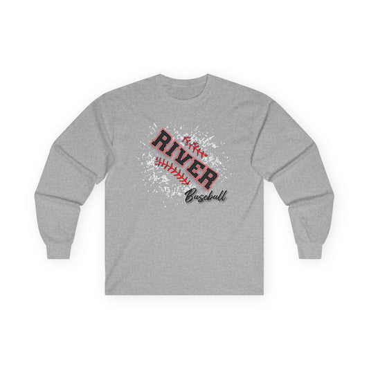 River Baseball 1 Long Sleeve Tee