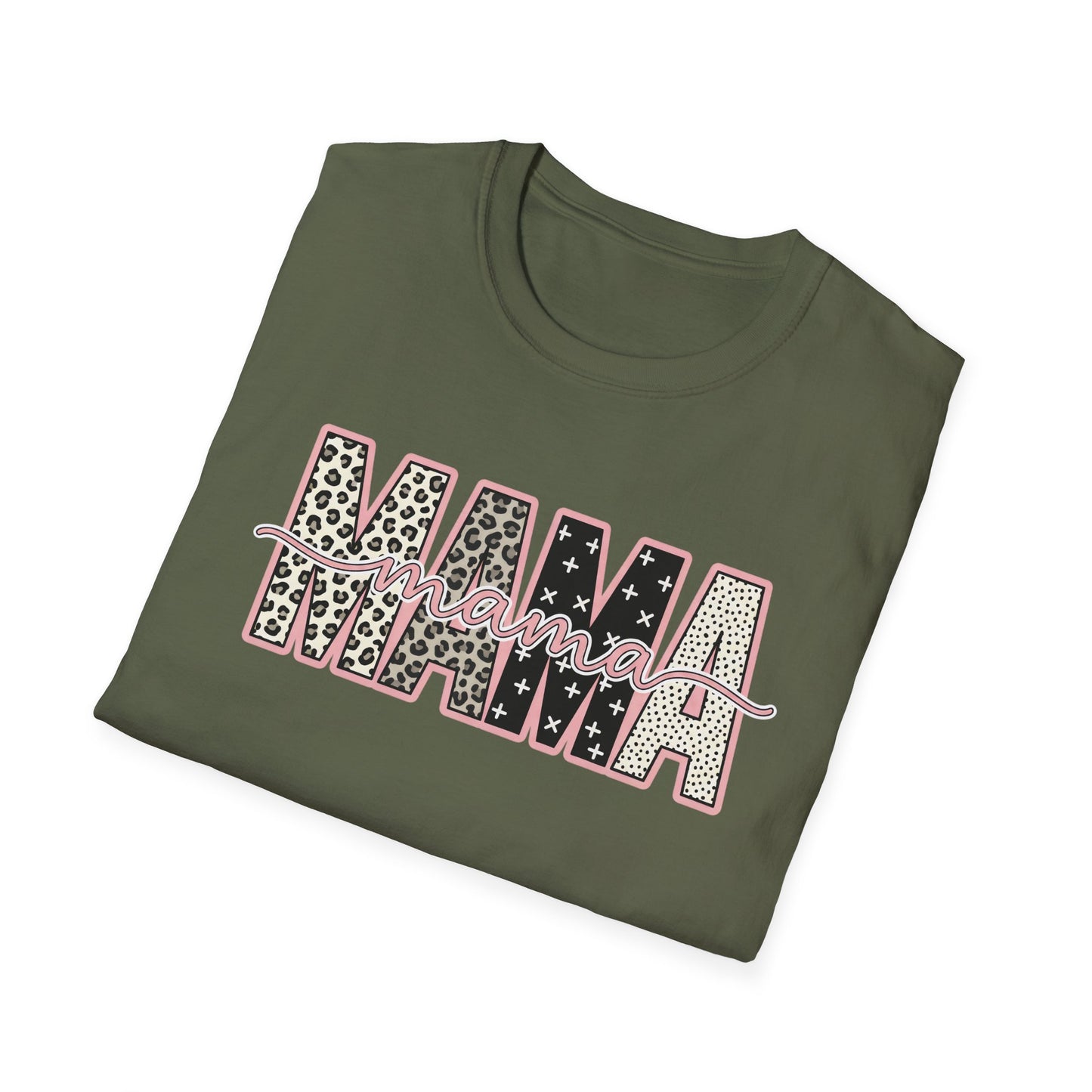 MAMA Leopard Print T-Shirt