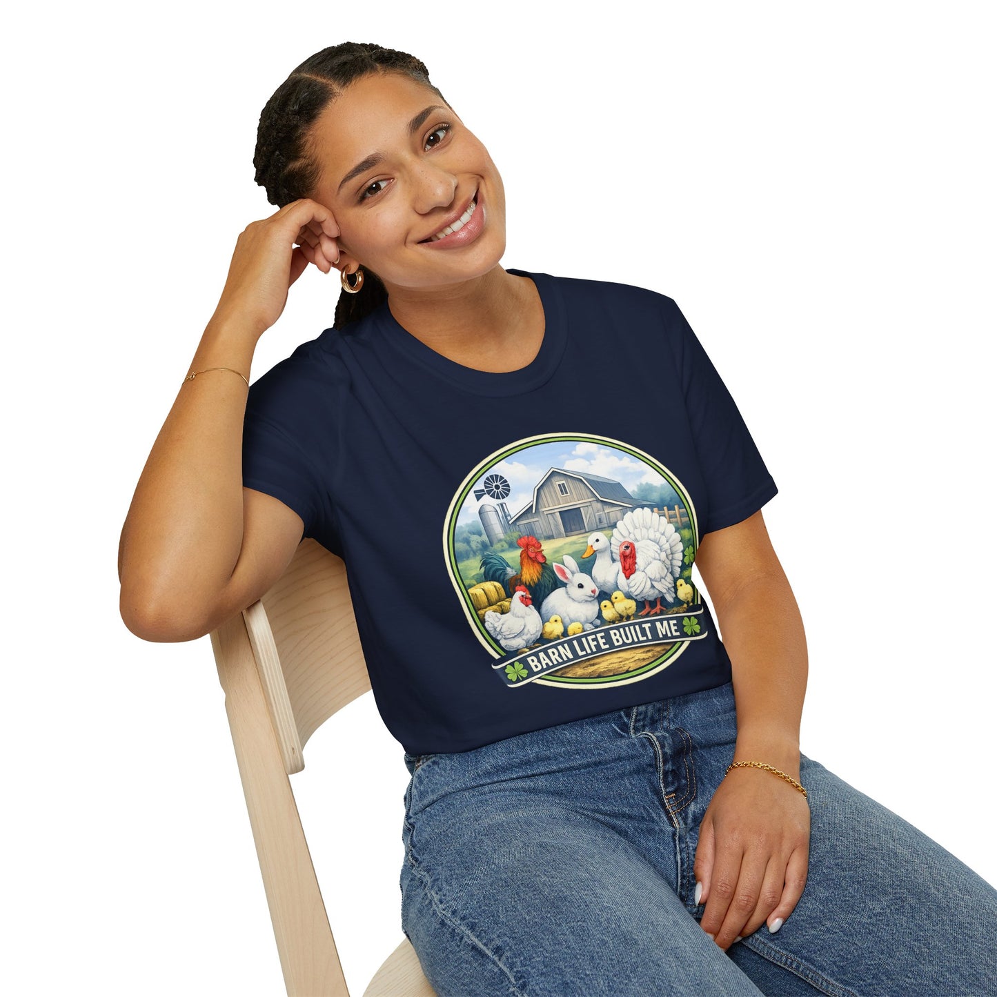 BARN LIFE BUILT ME - Small Animals - Unisex T-Shirt