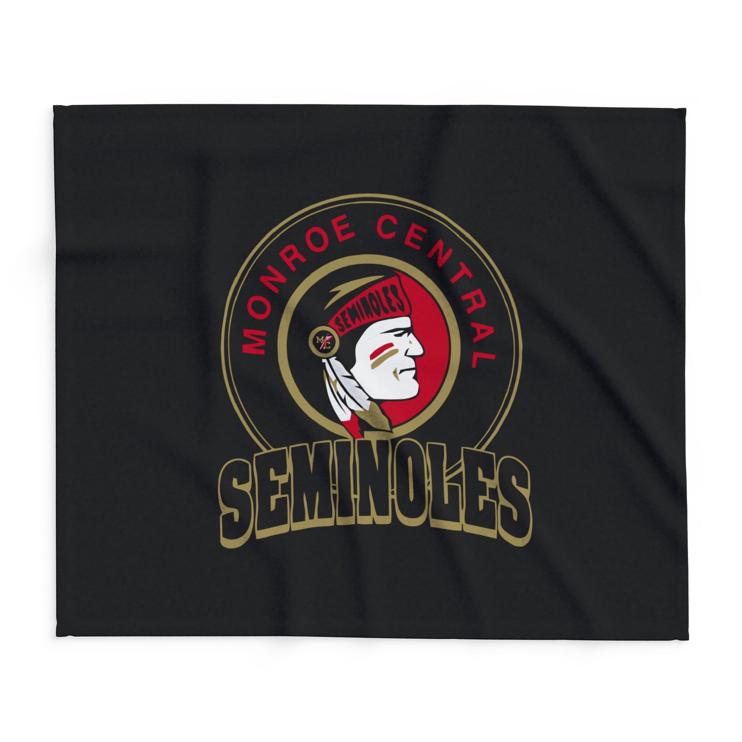Monroe Central Seminoles  - Soft Fleece Blanket
