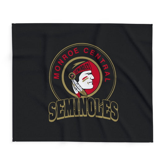 Monroe Central Seminoles  - Soft Fleece Blanket