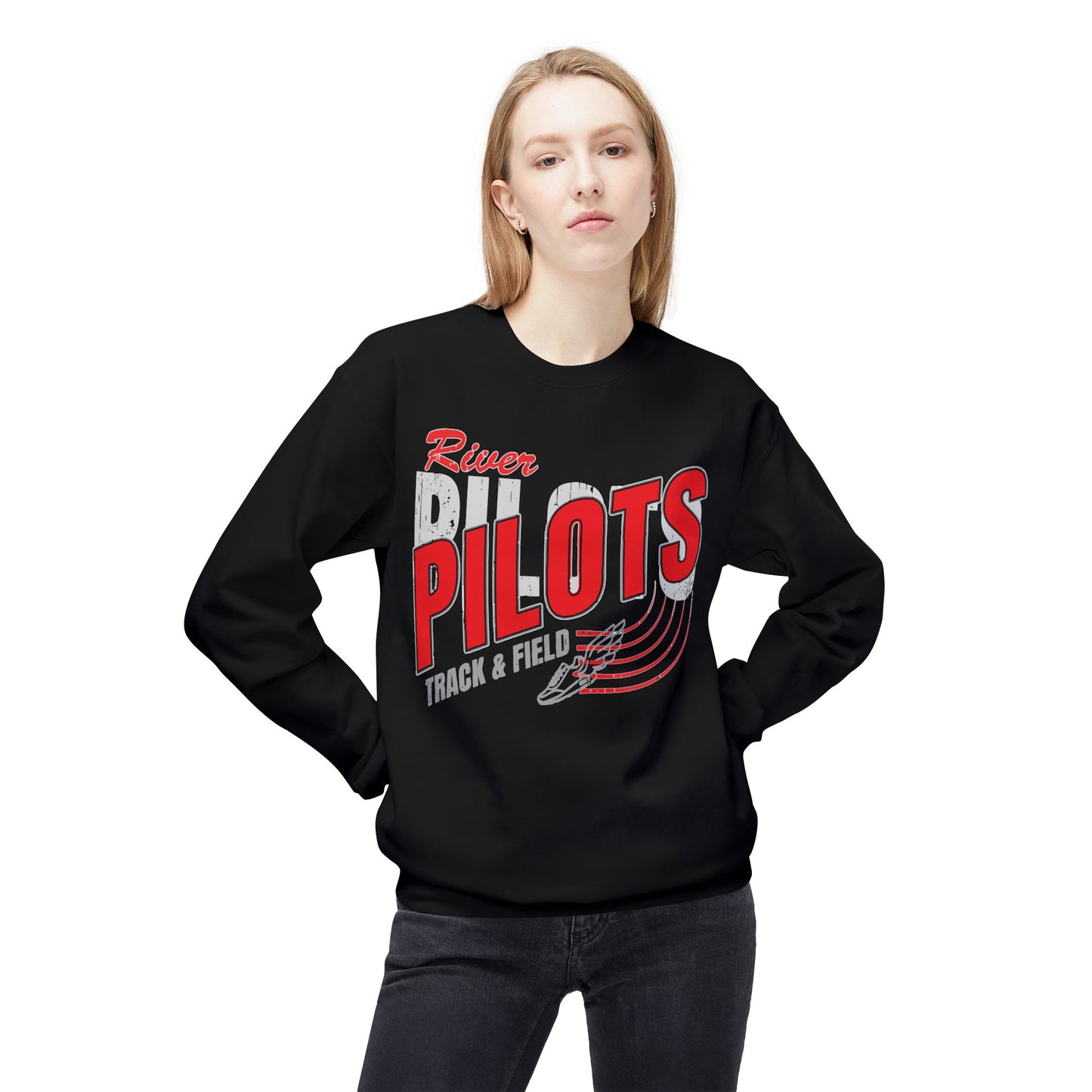 River Pilots Track & Field Crewneck Sweatshirt