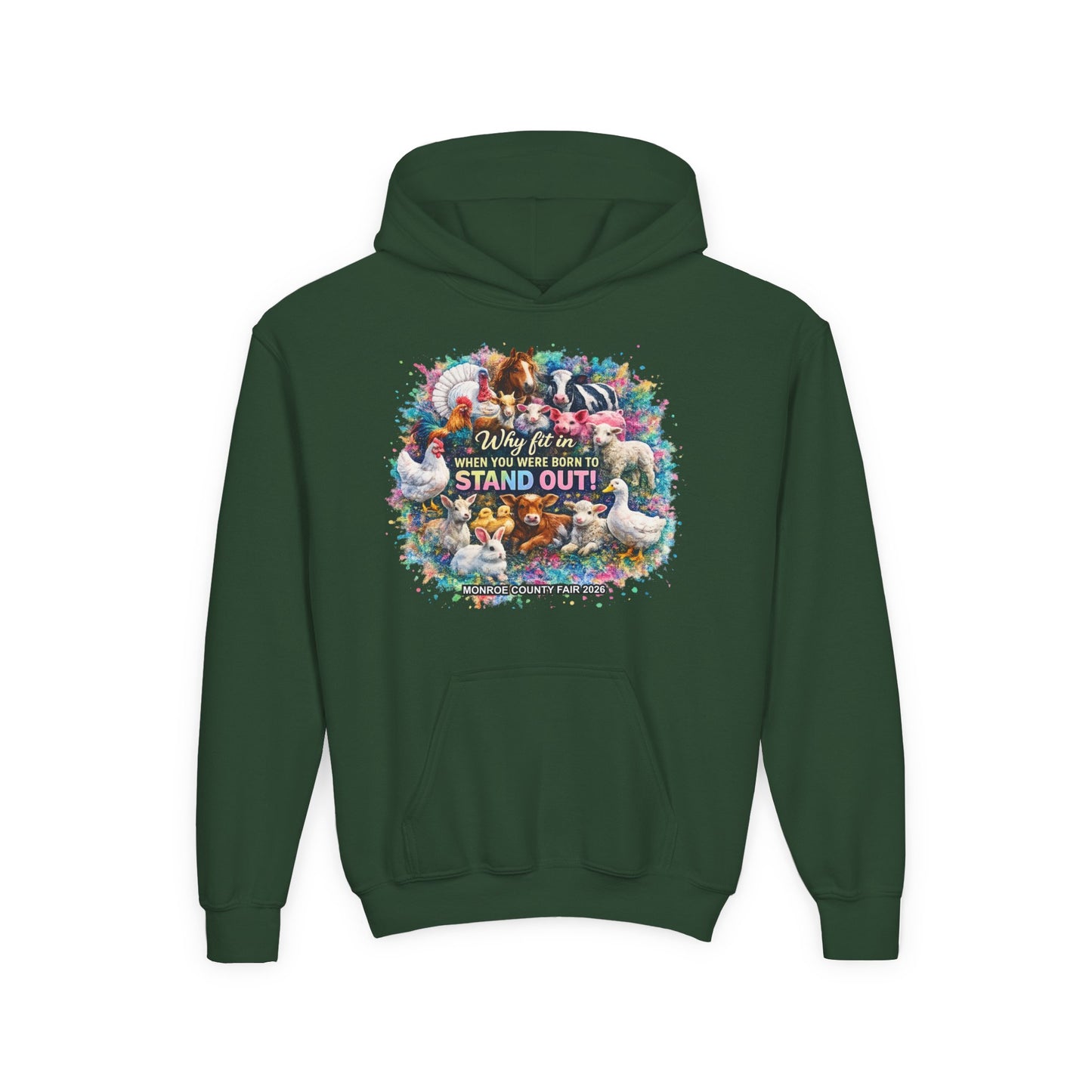 MONROE COUNTY FAIR 2026 - Youth Hoodie