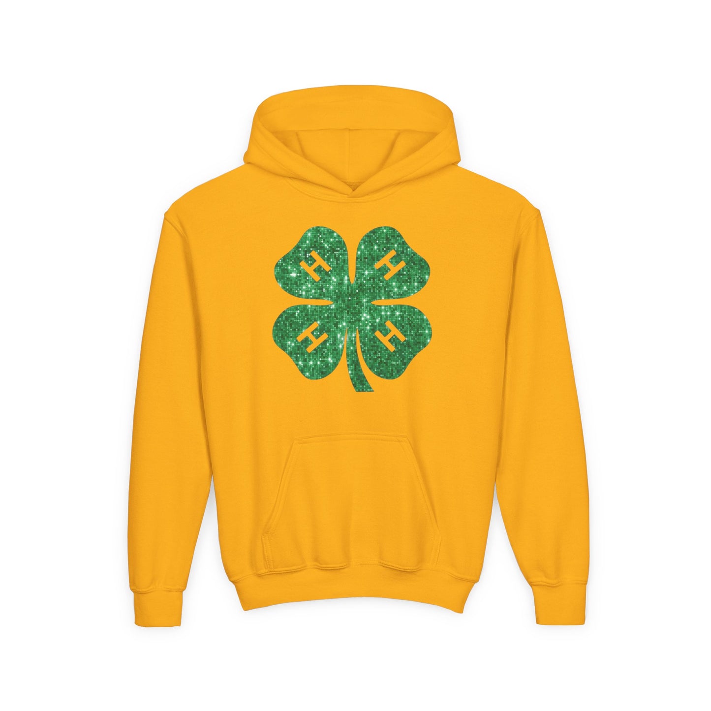 4-H GLITTER - Youth Hoodie