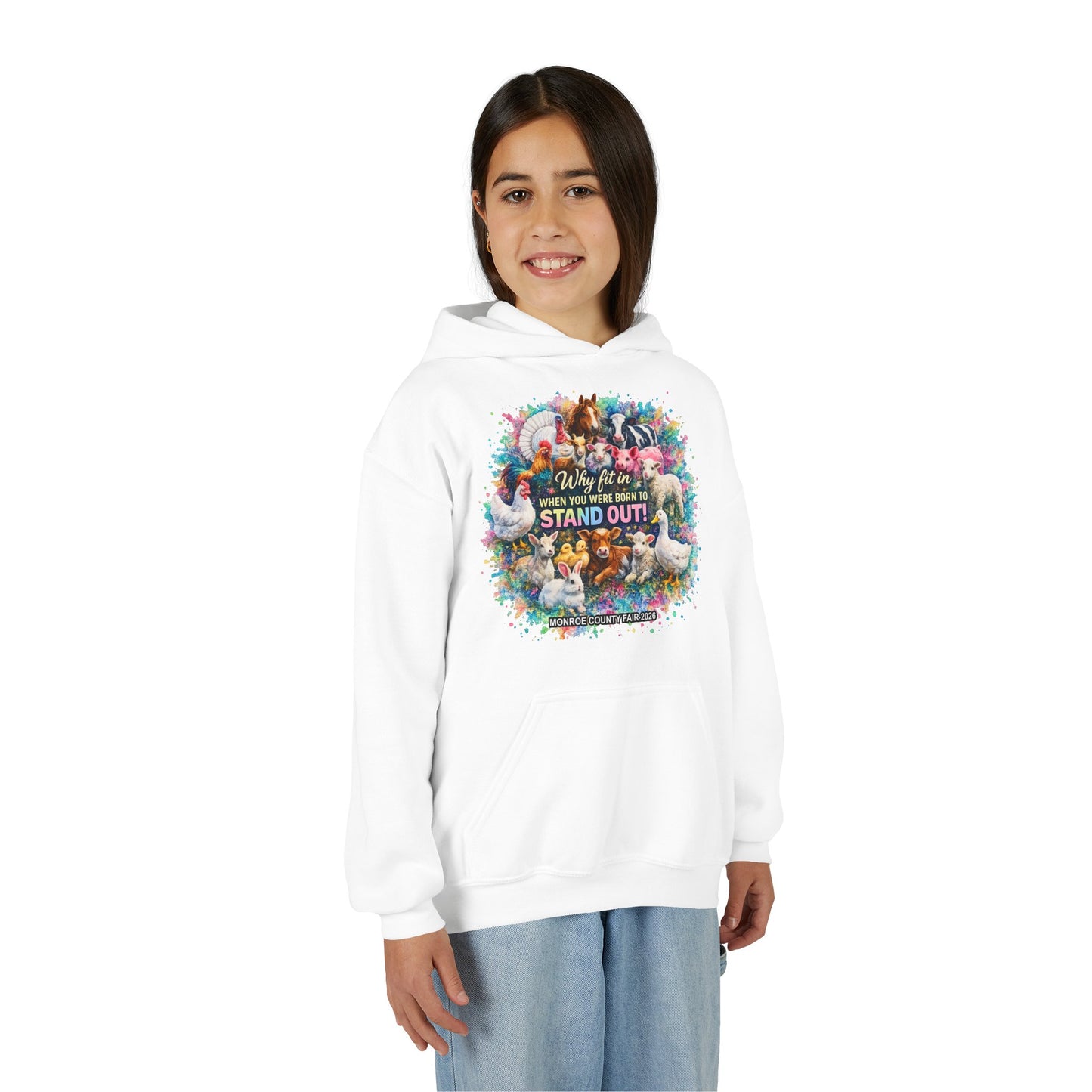 MONROE COUNTY FAIR 2026 - Youth Hoodie