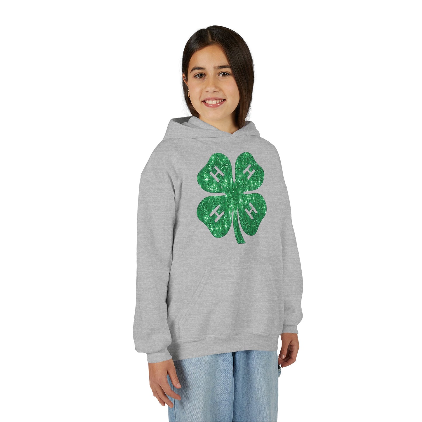 4-H GLITTER - Youth Hoodie