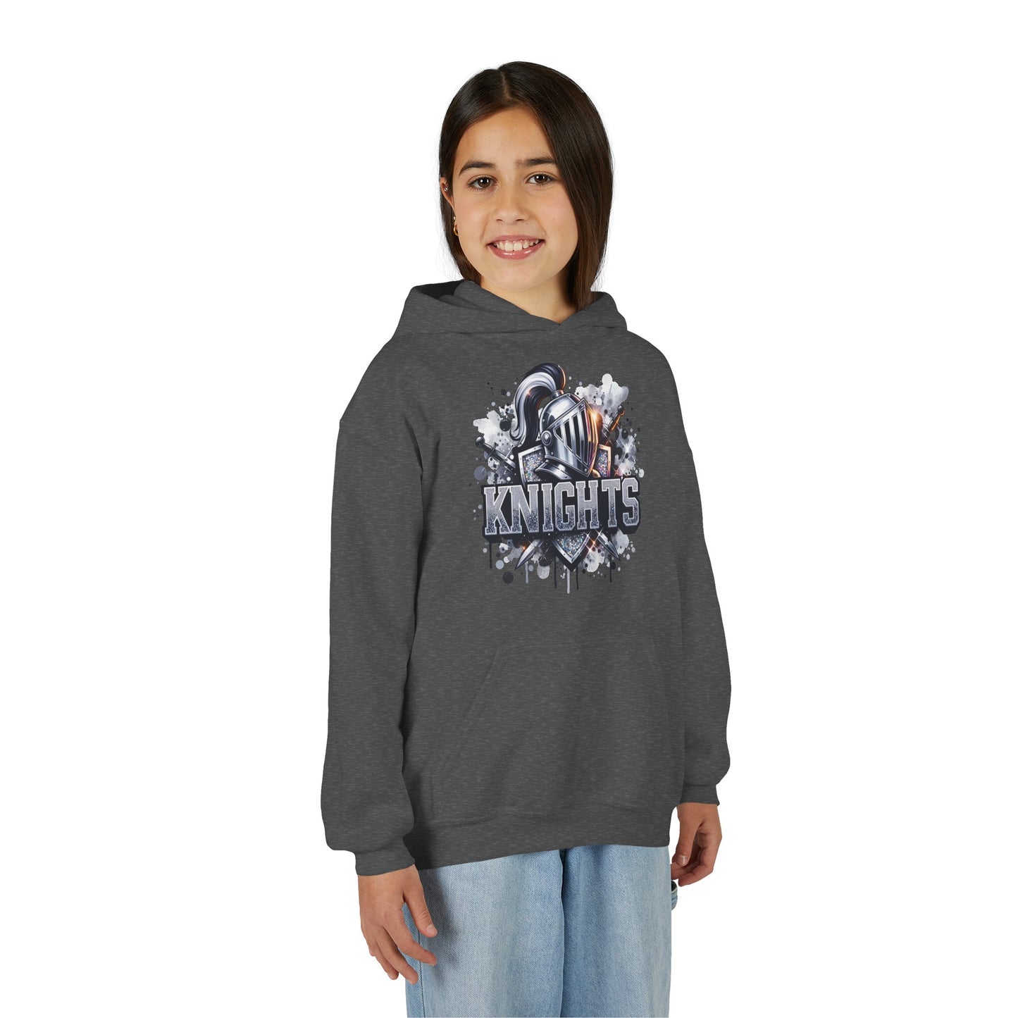 Knights Graphic Youth Hoodie – Bling