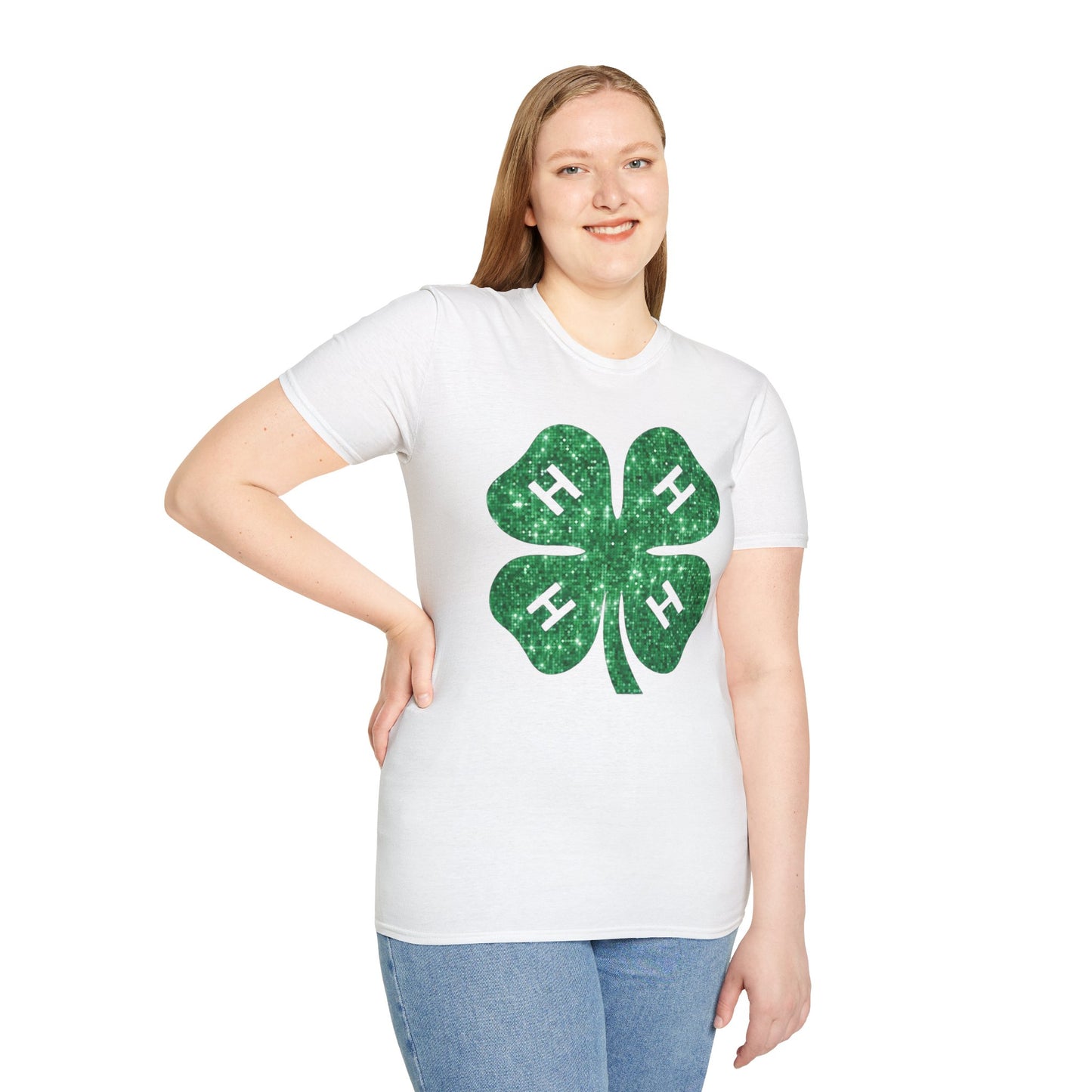 4-H GLITTER - Unisex T-Shirt