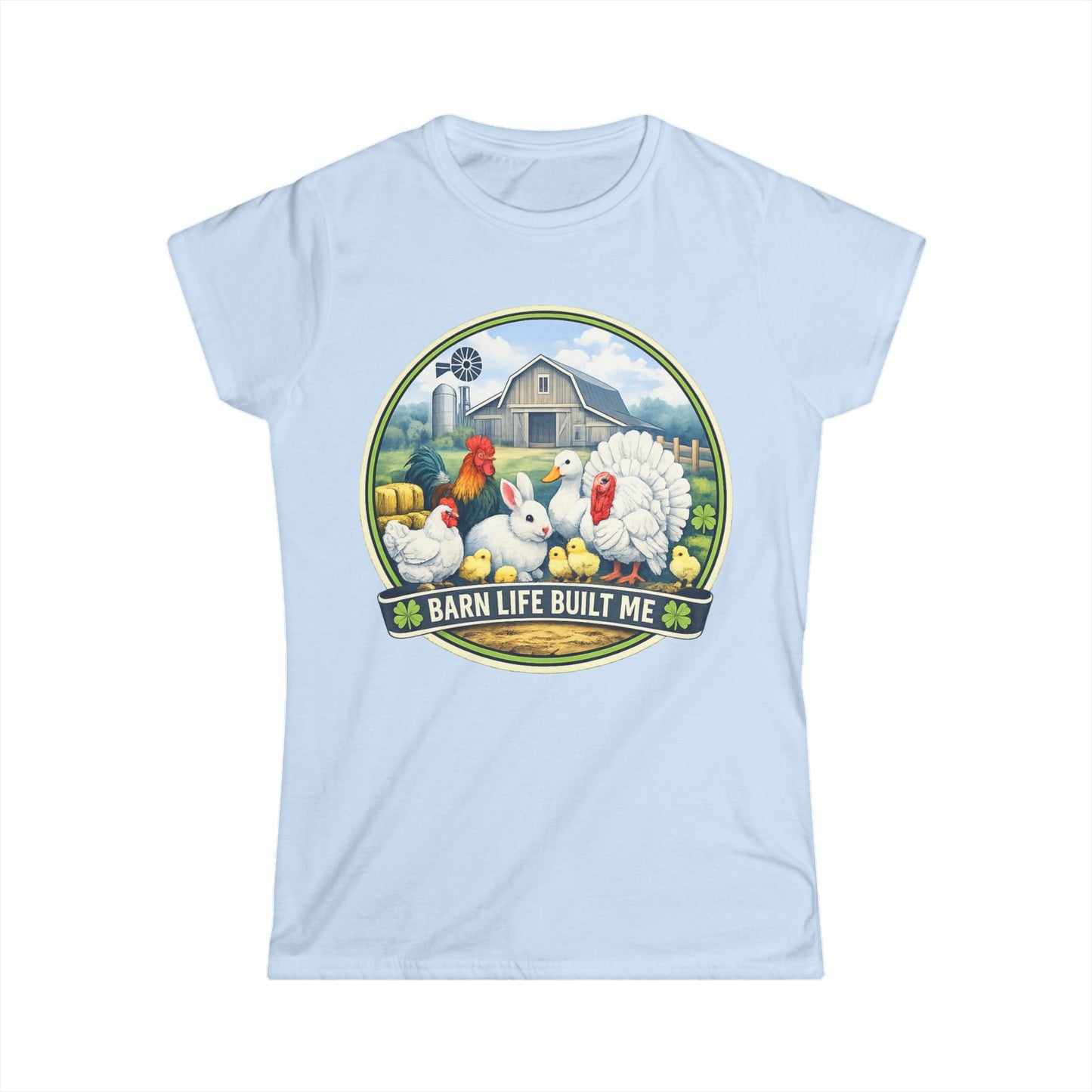 BARN LIFE BUILT ME- Small Animals - Women's T-Shirt