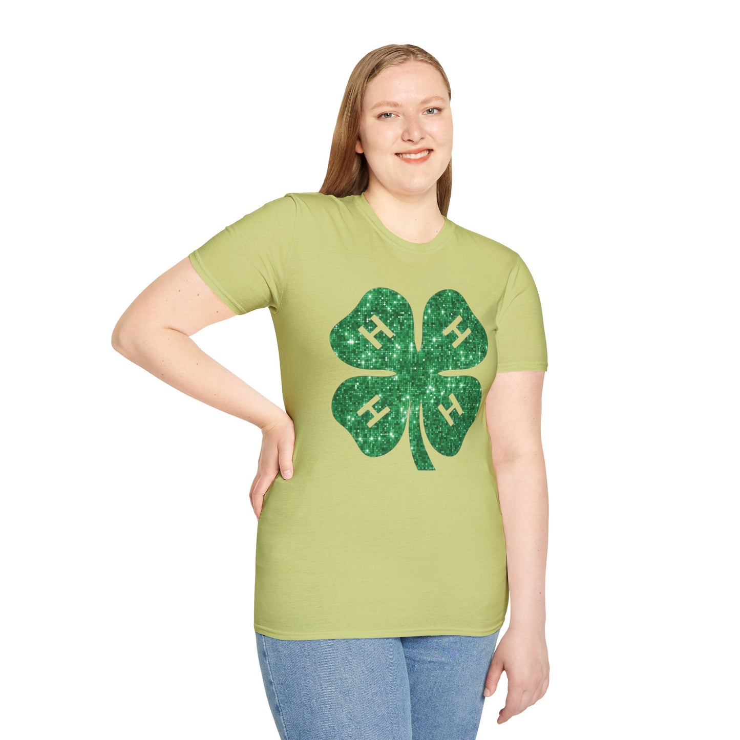 4-H GLITTER - Unisex T-Shirt