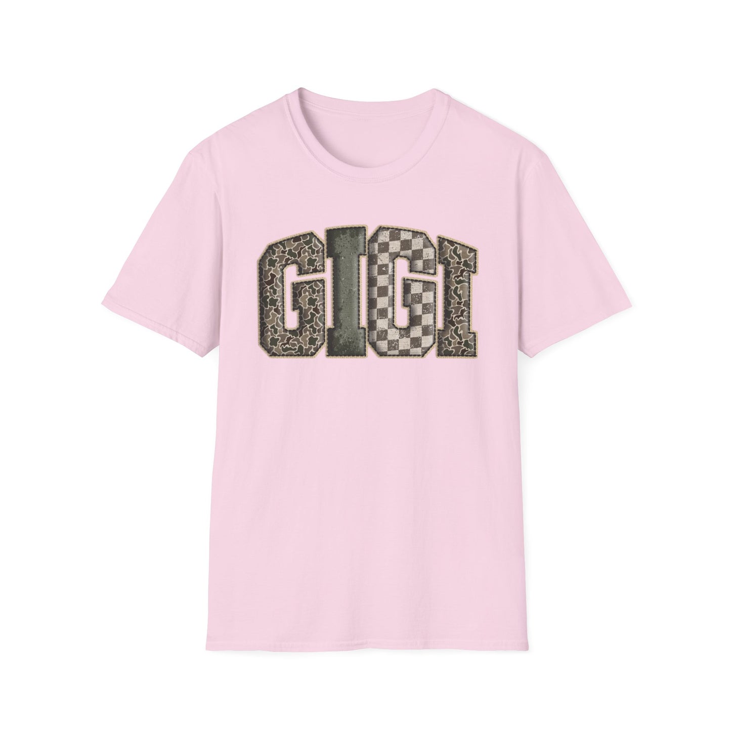 GIGI Camo Print T-Shirt