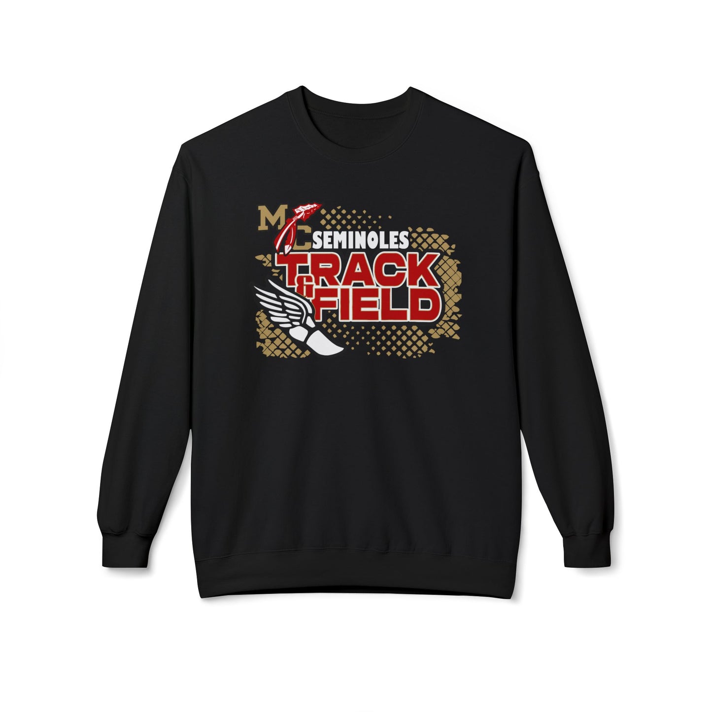 Seminoles Track & Field Crewneck Sweatshirt - Black