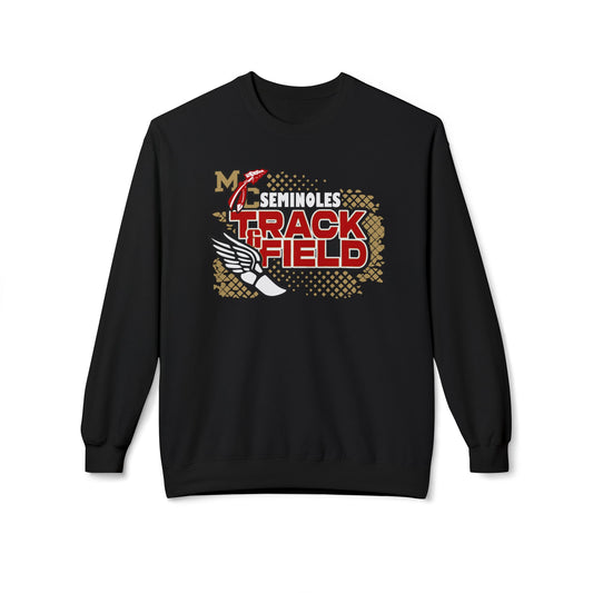 Seminoles Track & Field Crewneck Sweatshirt - Black