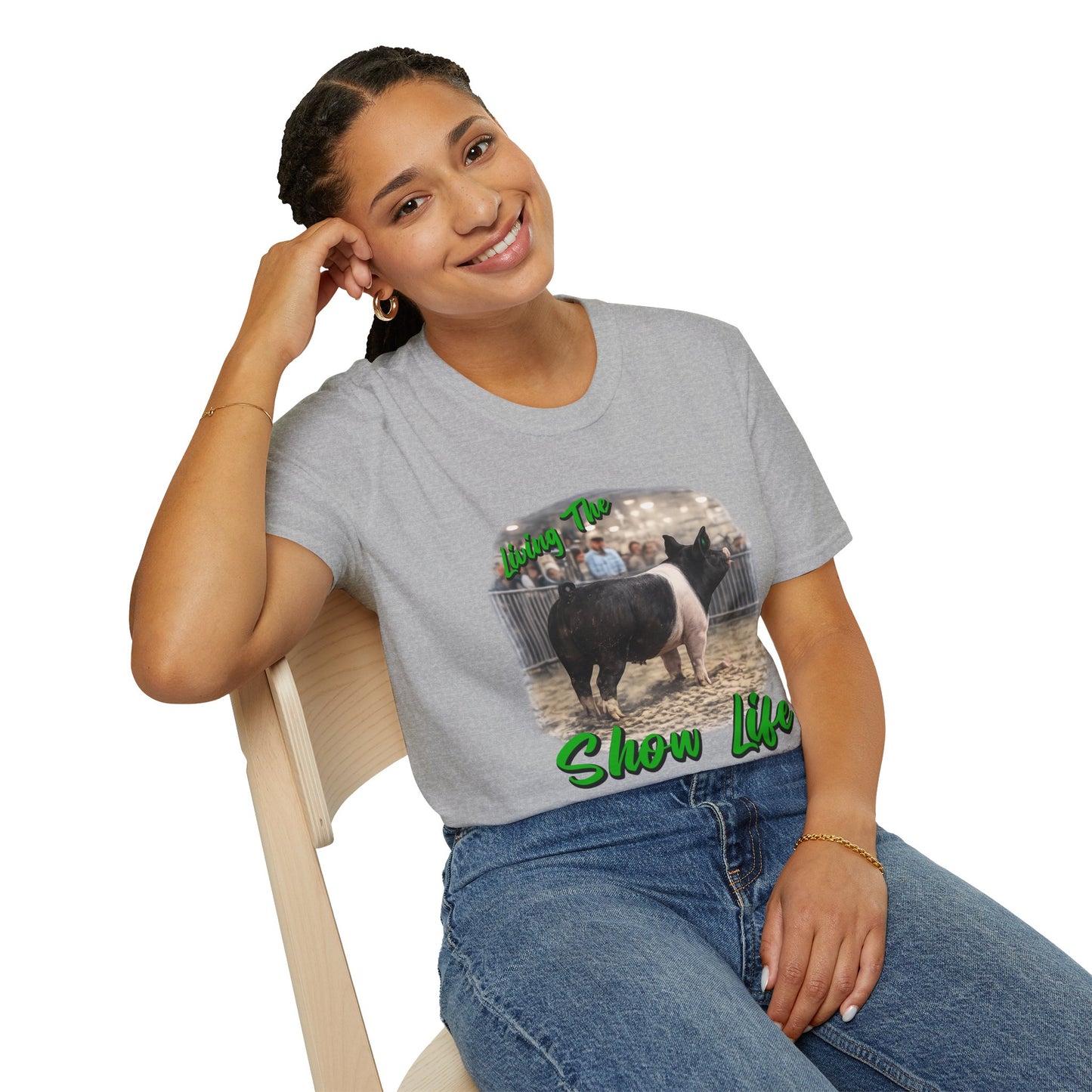 Living the Show Life - Pigs - Unisex T-Shirt