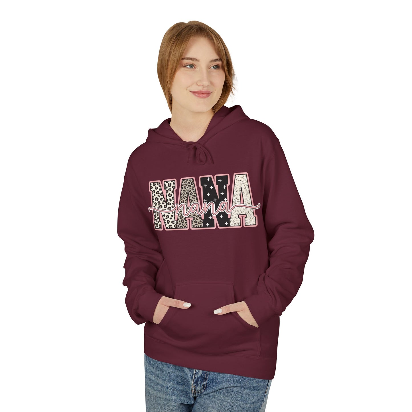 Nana Leopard Print Hoodie