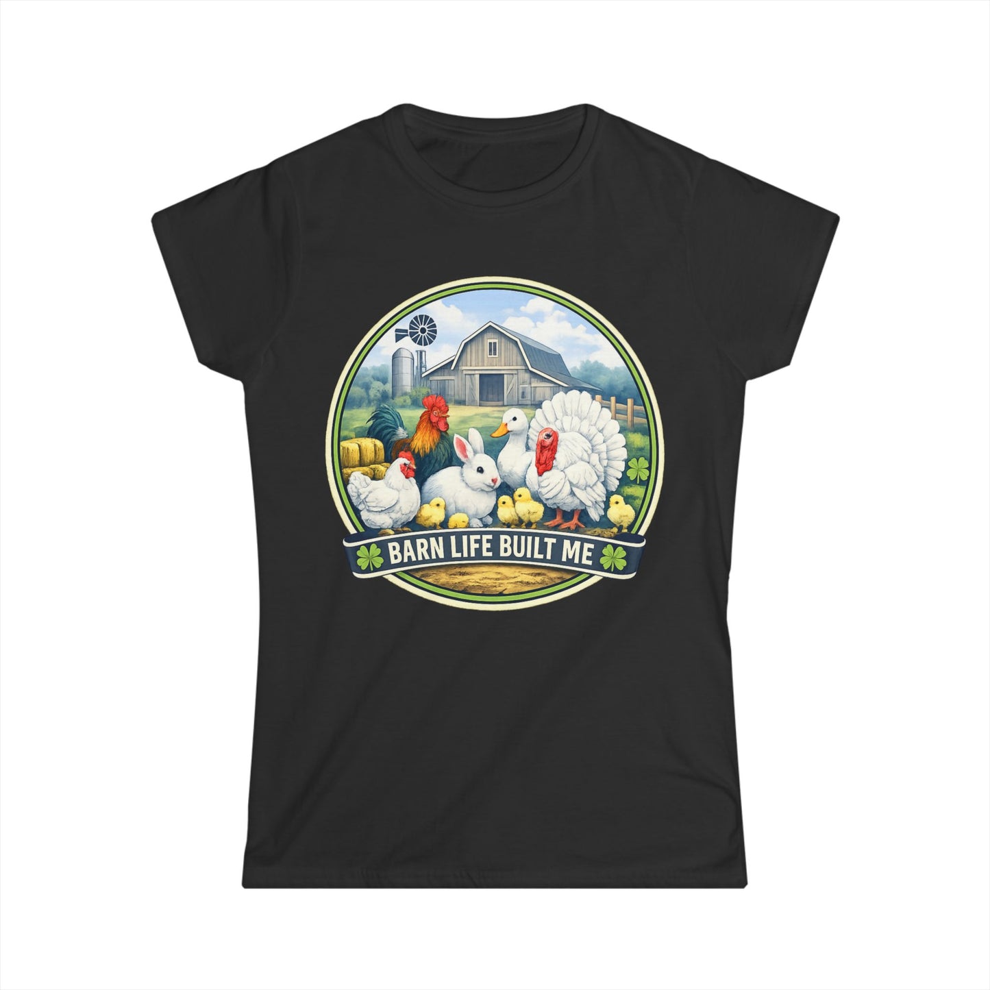 BARN LIFE BUILT ME- Small Animals - Women's T-Shirt