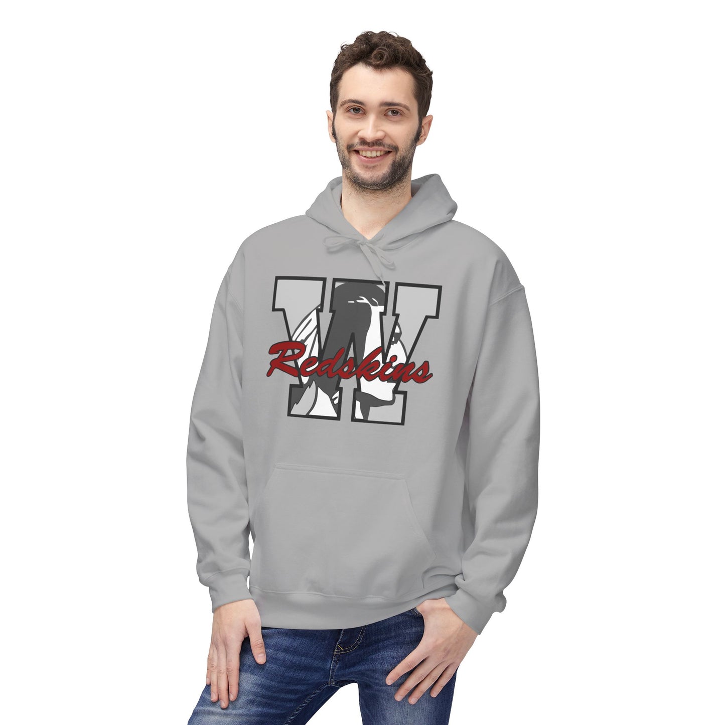 Woodsfield Redskins Letter Hoodie